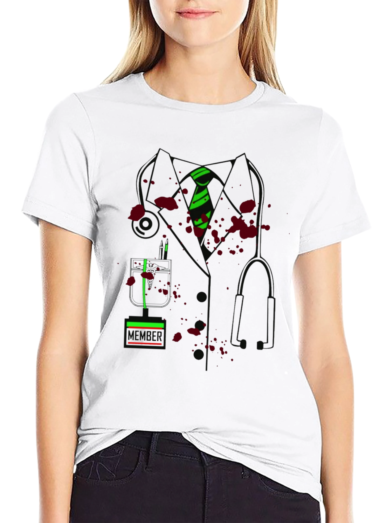 Doctor Costume Graphic T-Shirt
