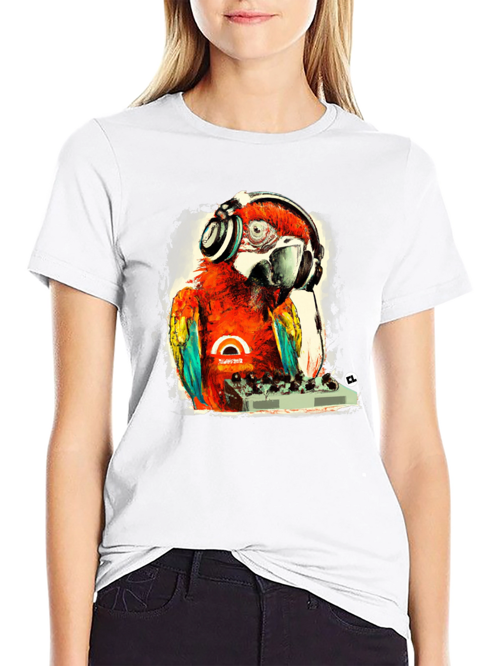 DJ Parrot Graphic Tee