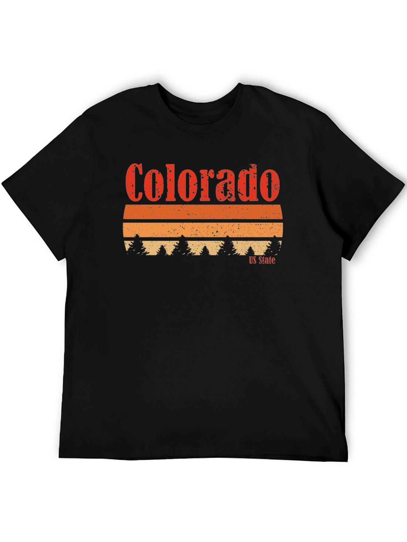 Colorado US State Retro Graphic T-Shirt