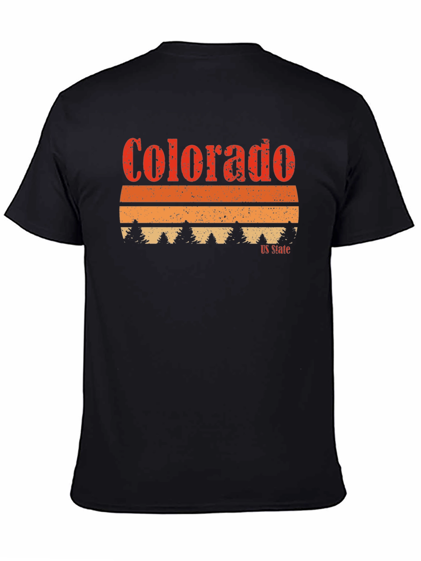 Colorado US State Retro Graphic T-Shirt
