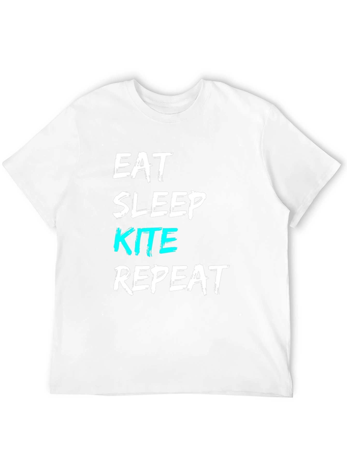 Eat Sleep Kite Repeat T-Shirt - Novelty Kitesurfing Tee