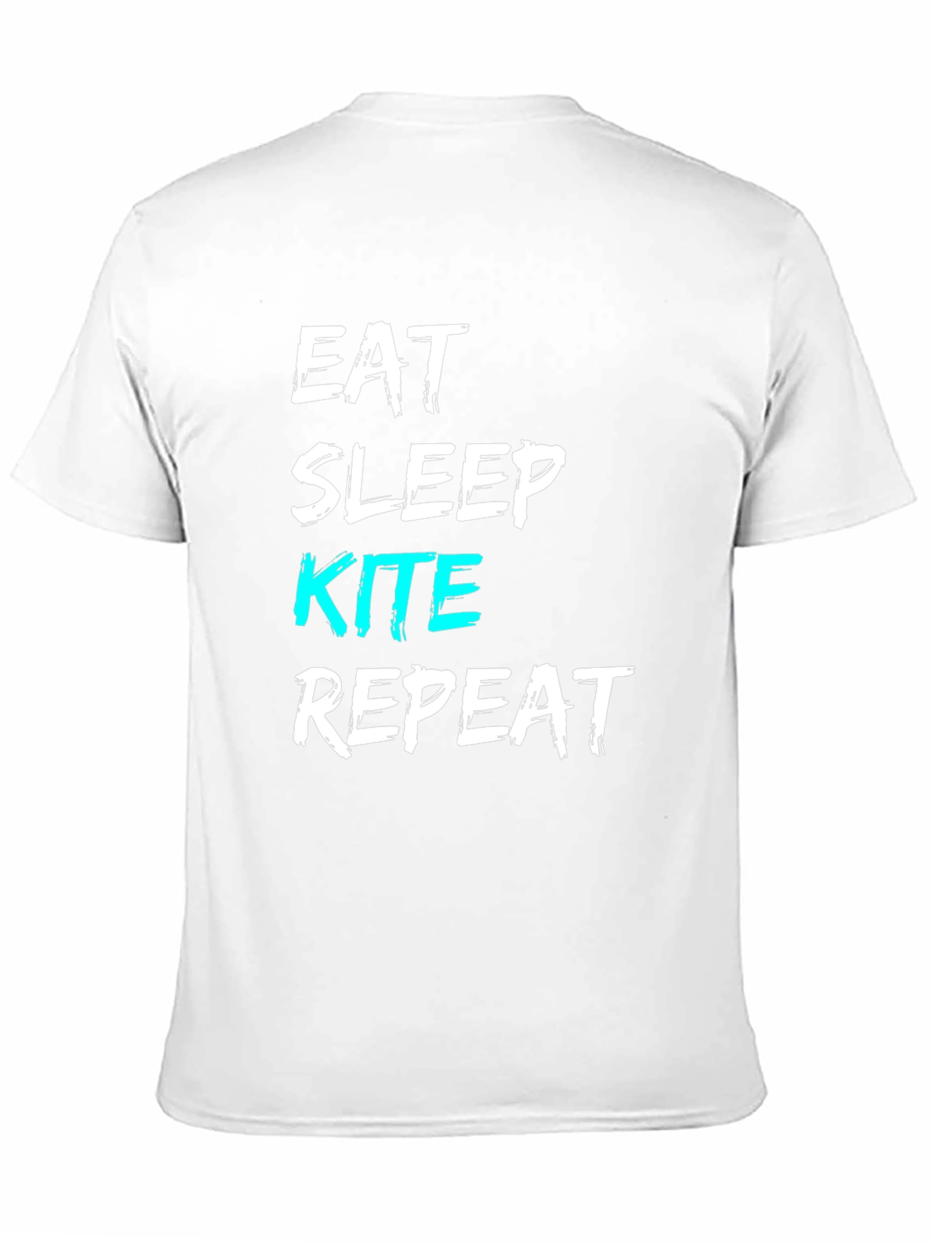 Eat Sleep Kite Repeat T-Shirt - Novelty Kitesurfing Tee