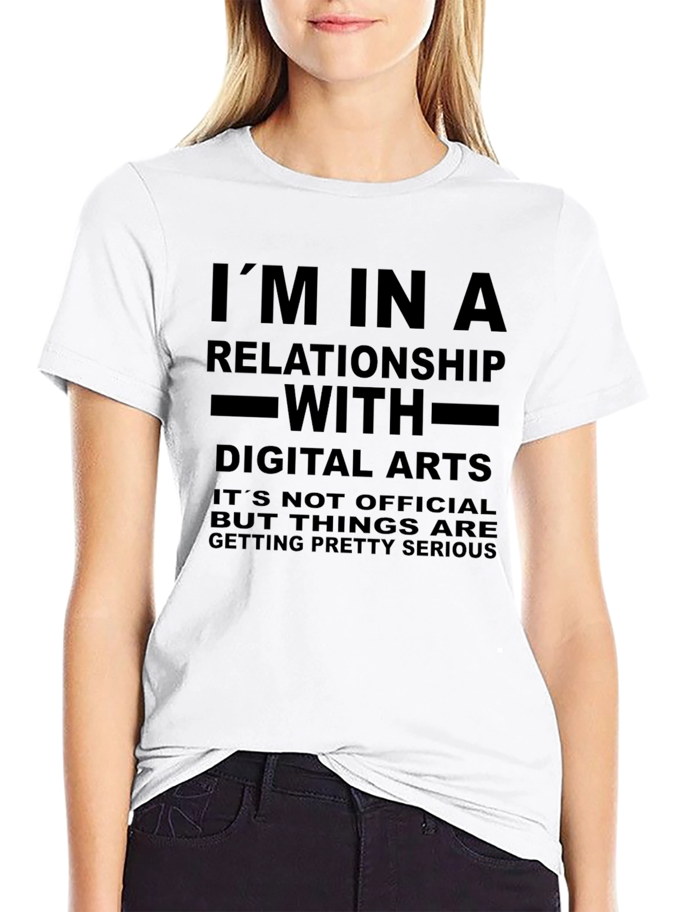 Digital Arts Relationship T-Shirt: Funny & Serious