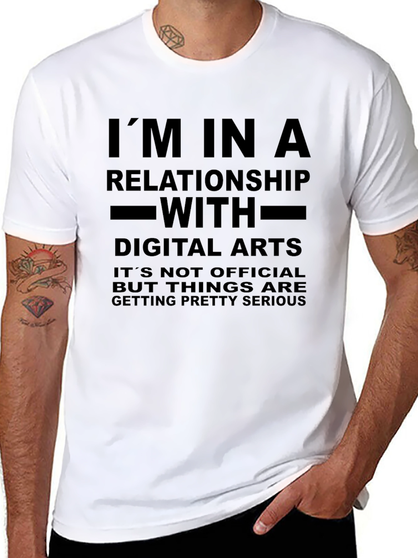 Digital Arts Relationship T-Shirt: Funny & Serious