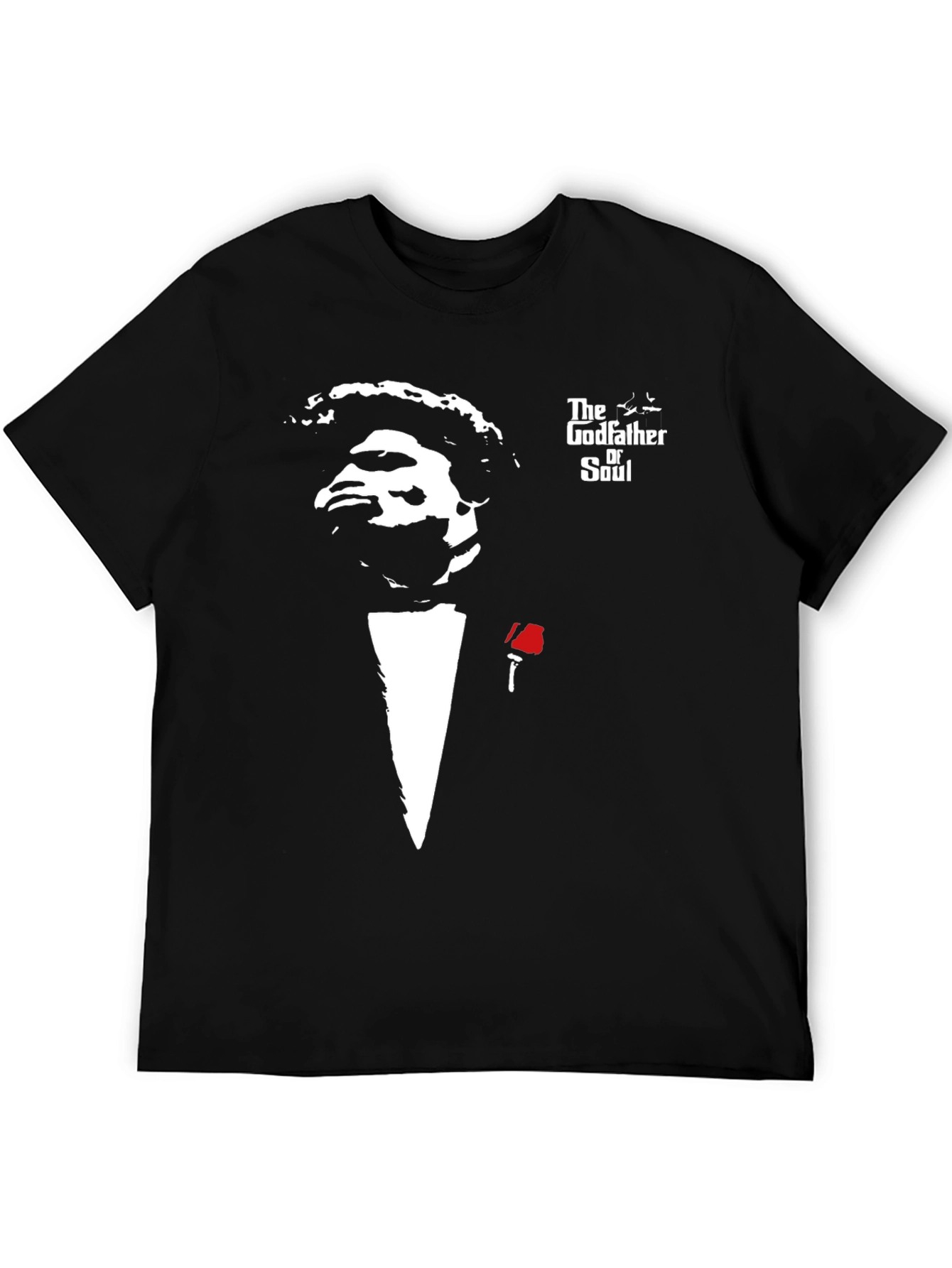 The Godfather of Soul Black Graphic T-Shirt