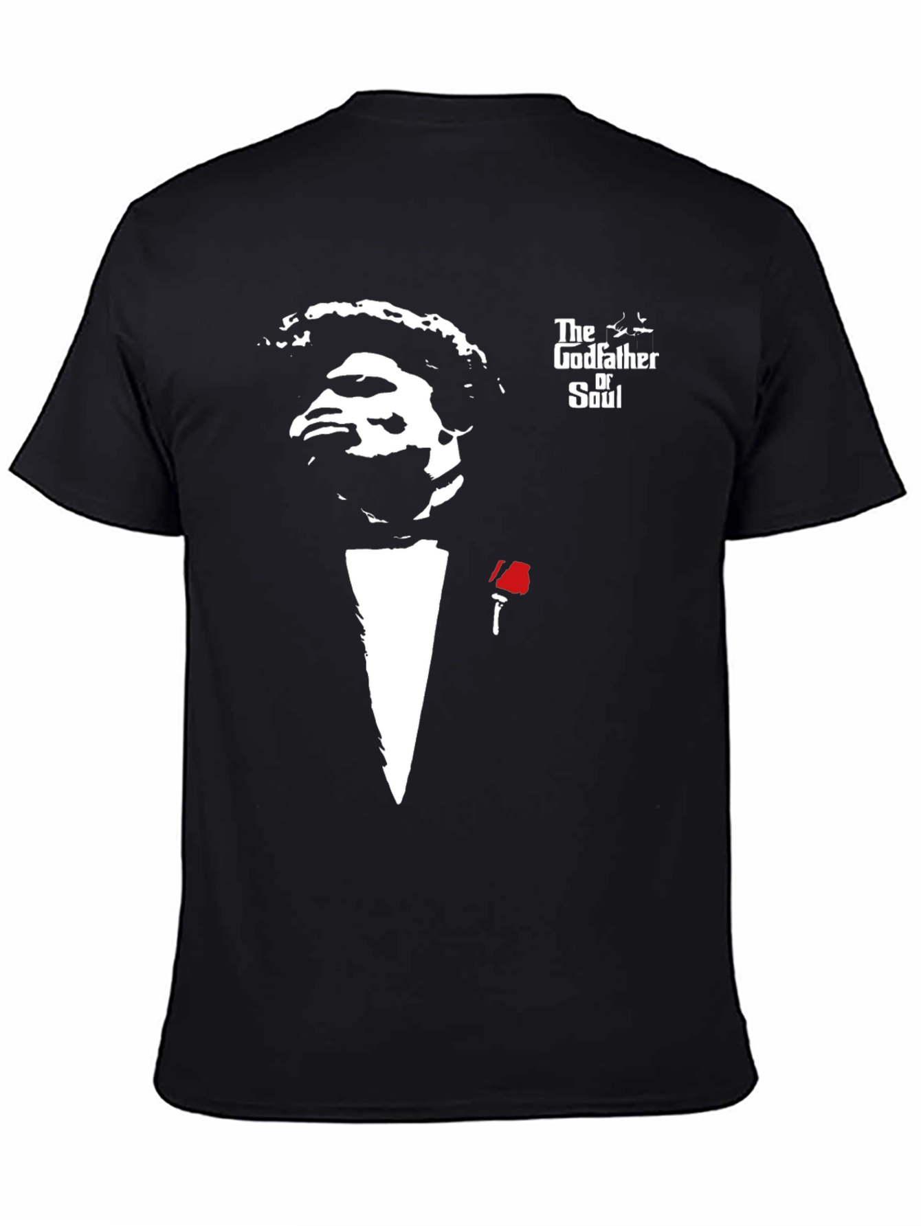 The Godfather of Soul Black Graphic T-Shirt