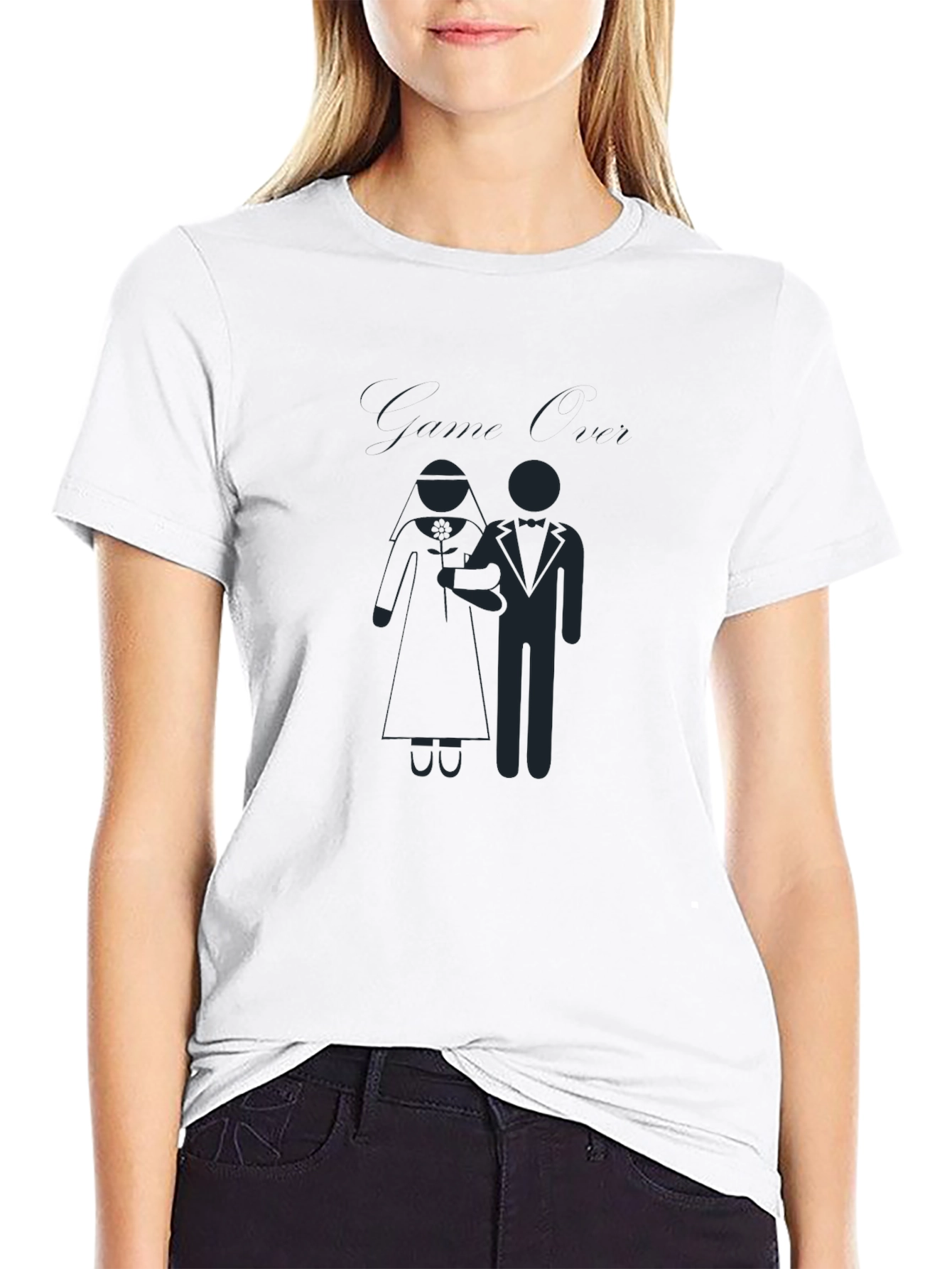 Bride & Groom Graphic Tee - Wedding Celebration Shirt