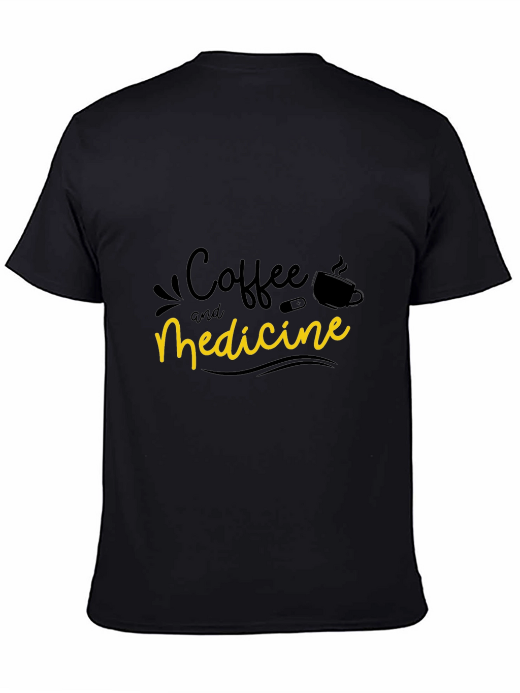 Coffee and Medicine Graphic T-Shirt