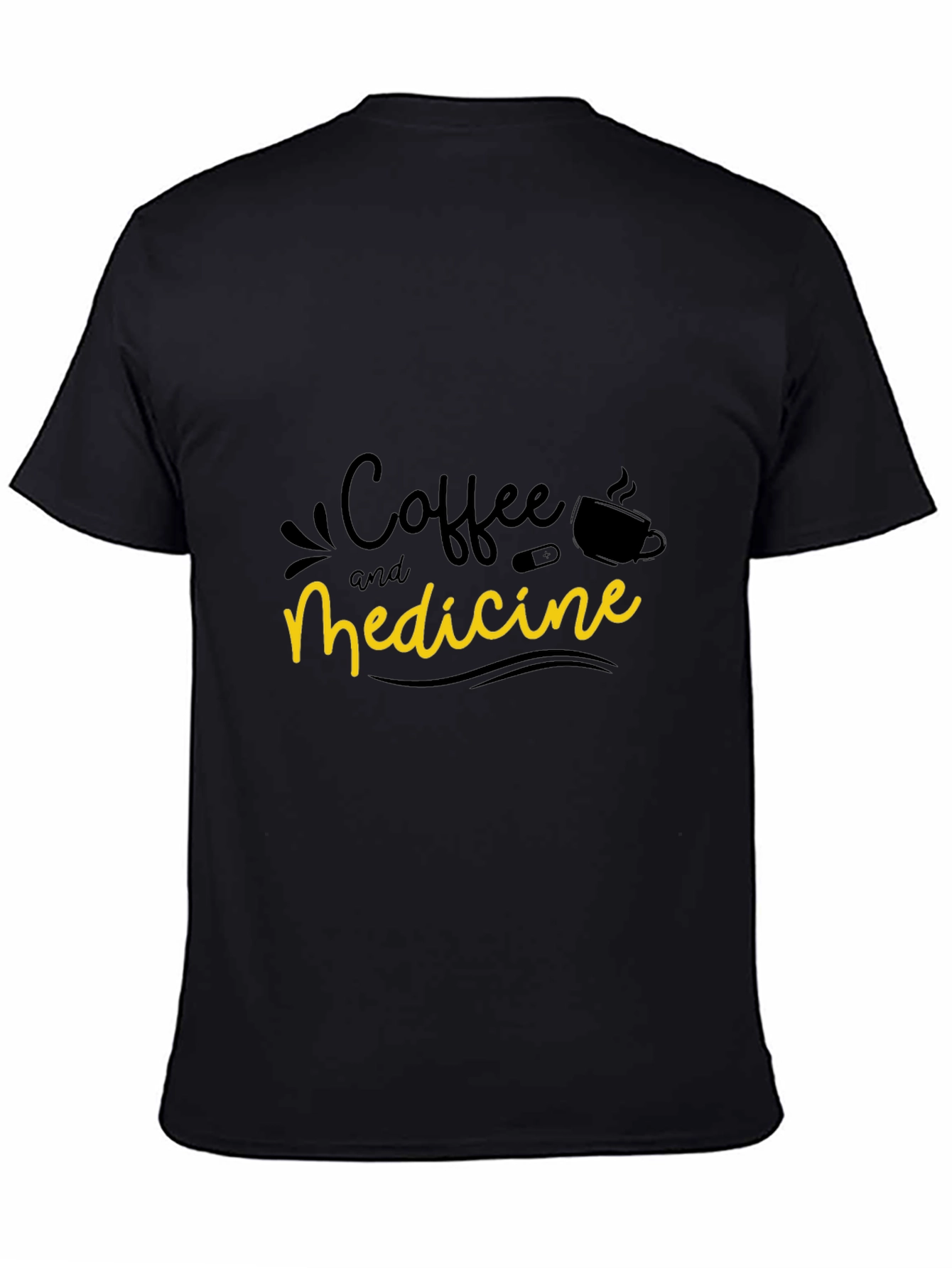 Coffee and Medicine Graphic T-Shirt