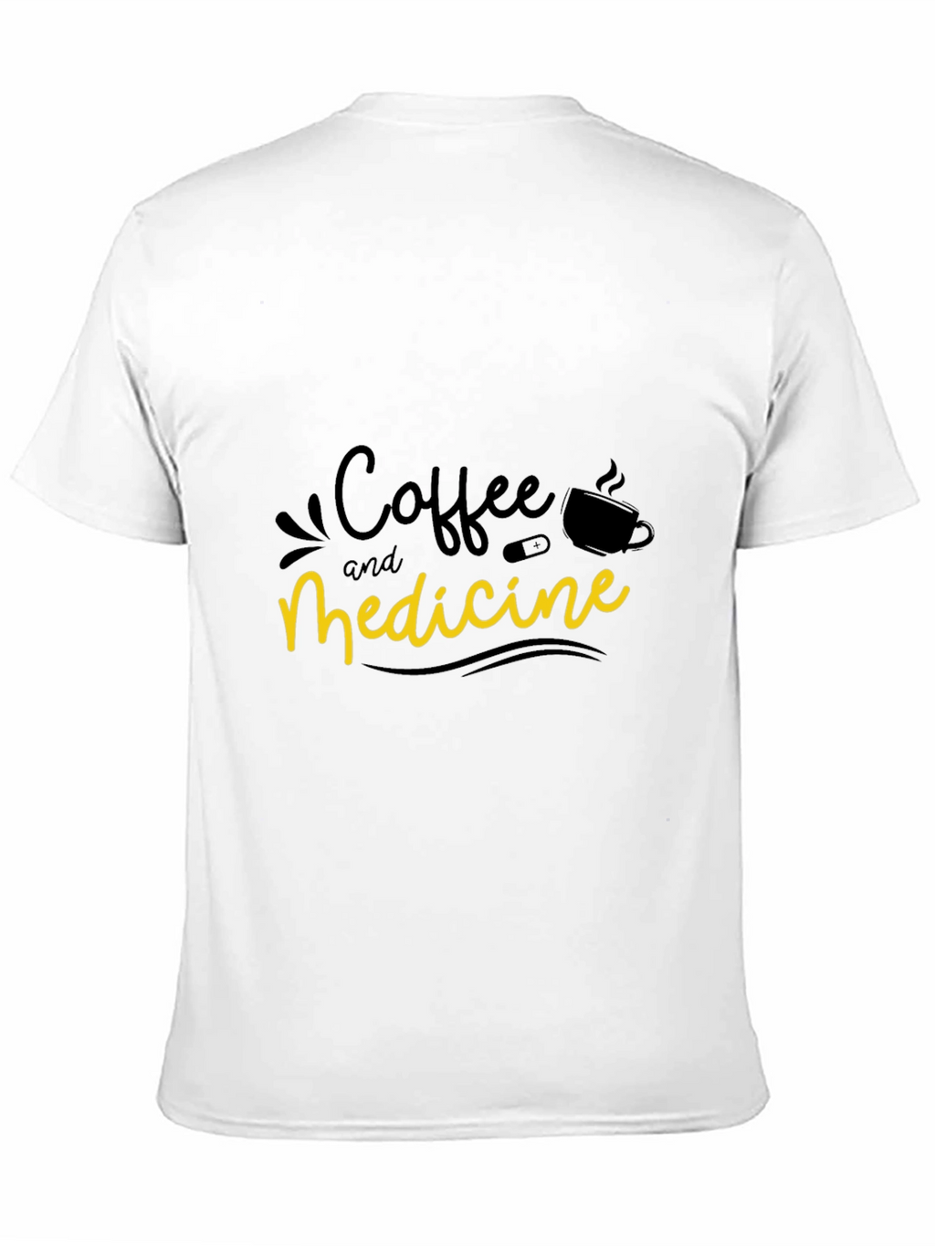 Coffee and Medicine Graphic T-Shirt