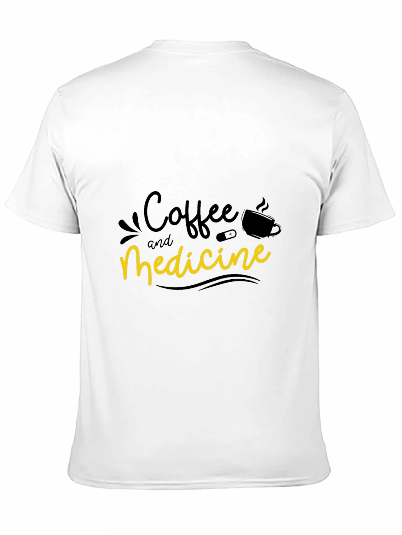Coffee and Medicine Graphic T-Shirt
