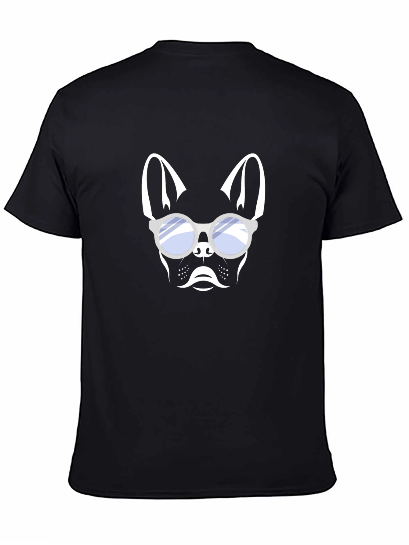 Cool Dog Graphic Tee - Stylish Black T-Shirt