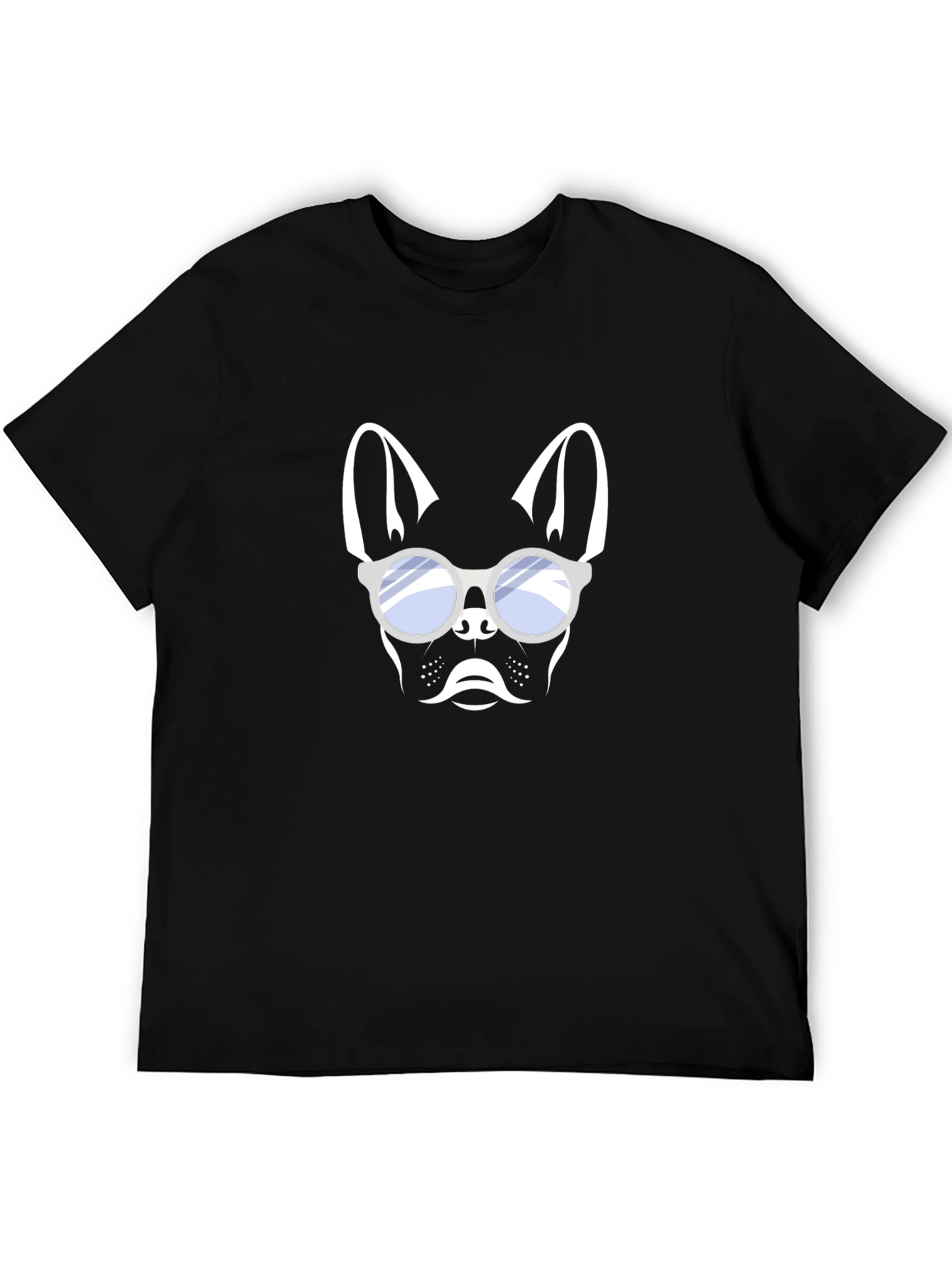 Cool Dog Graphic Tee - Stylish Black T-Shirt