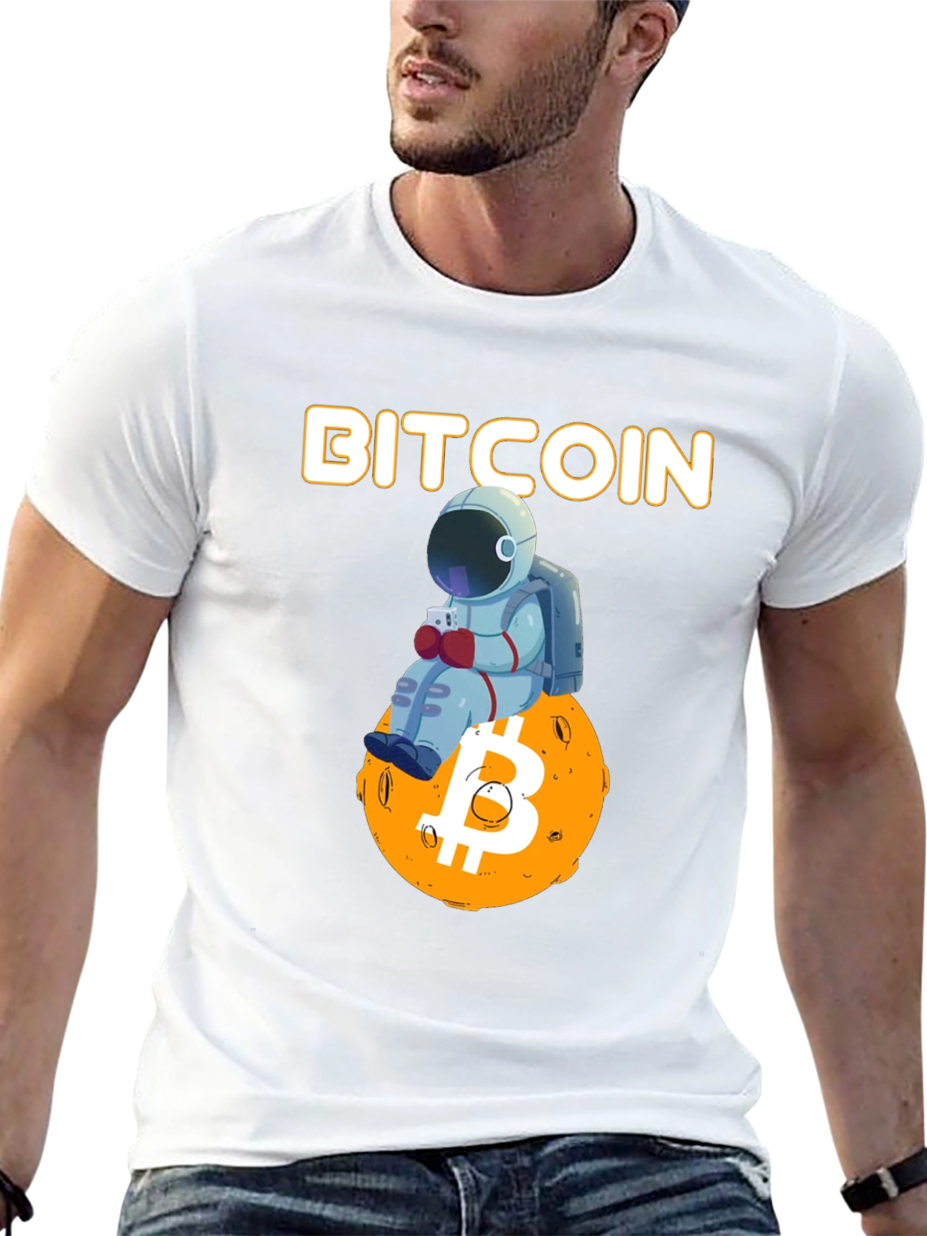 Bitcoin Astronaut T-Shirt Crypto Tee