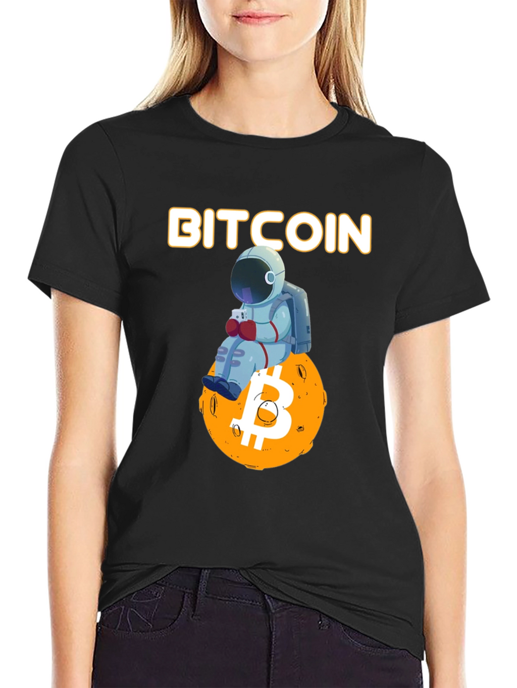 Bitcoin Astronaut T-Shirt Crypto Tee