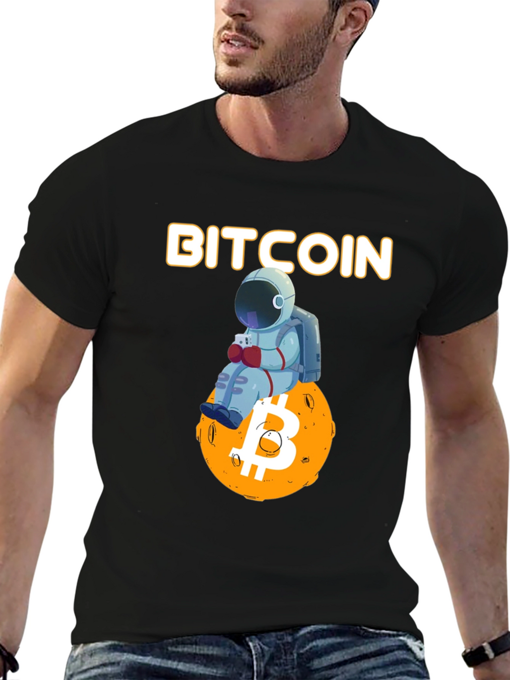 Bitcoin Astronaut T-Shirt Crypto Tee