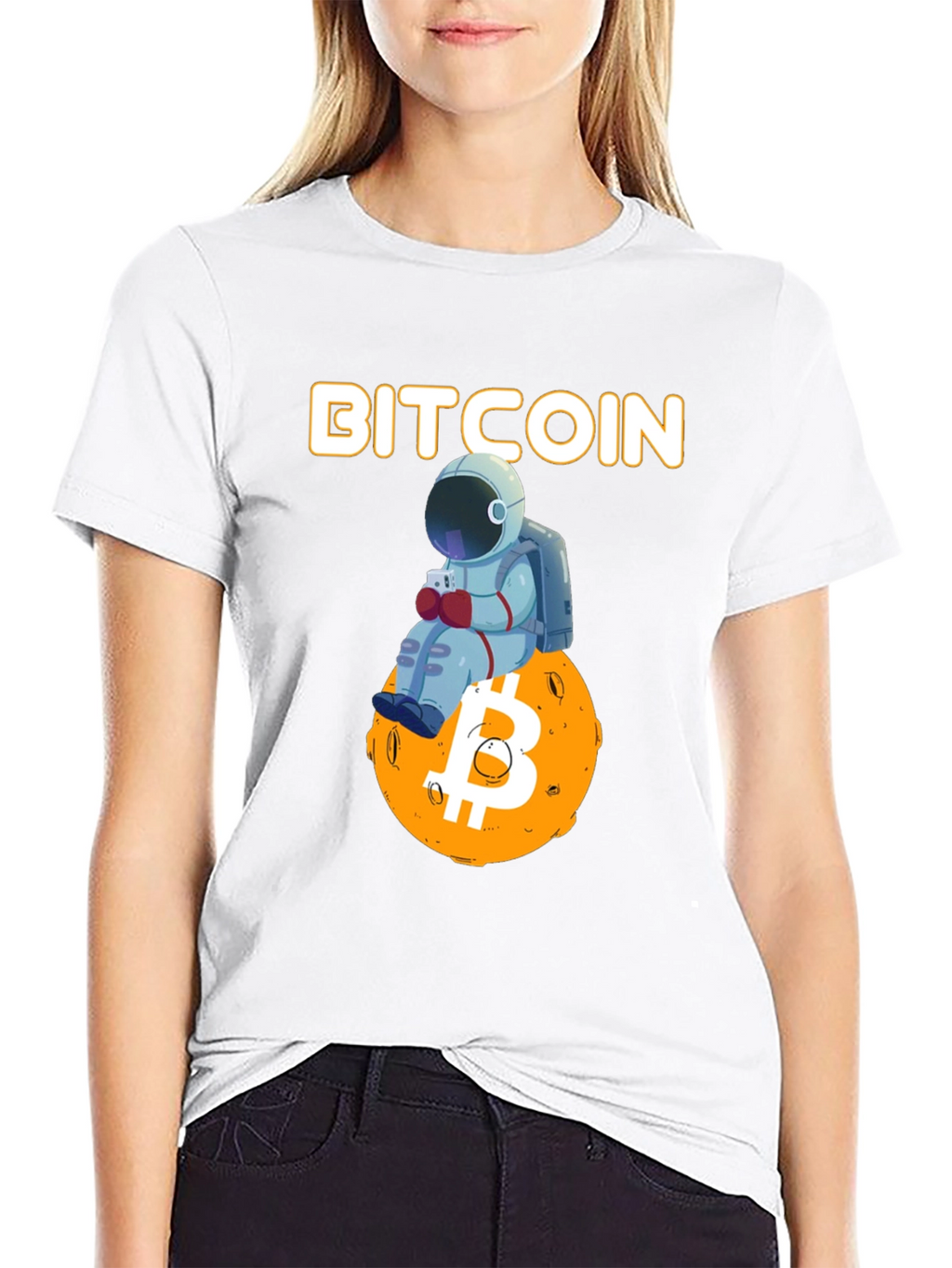 Bitcoin Astronaut T-Shirt Crypto Tee