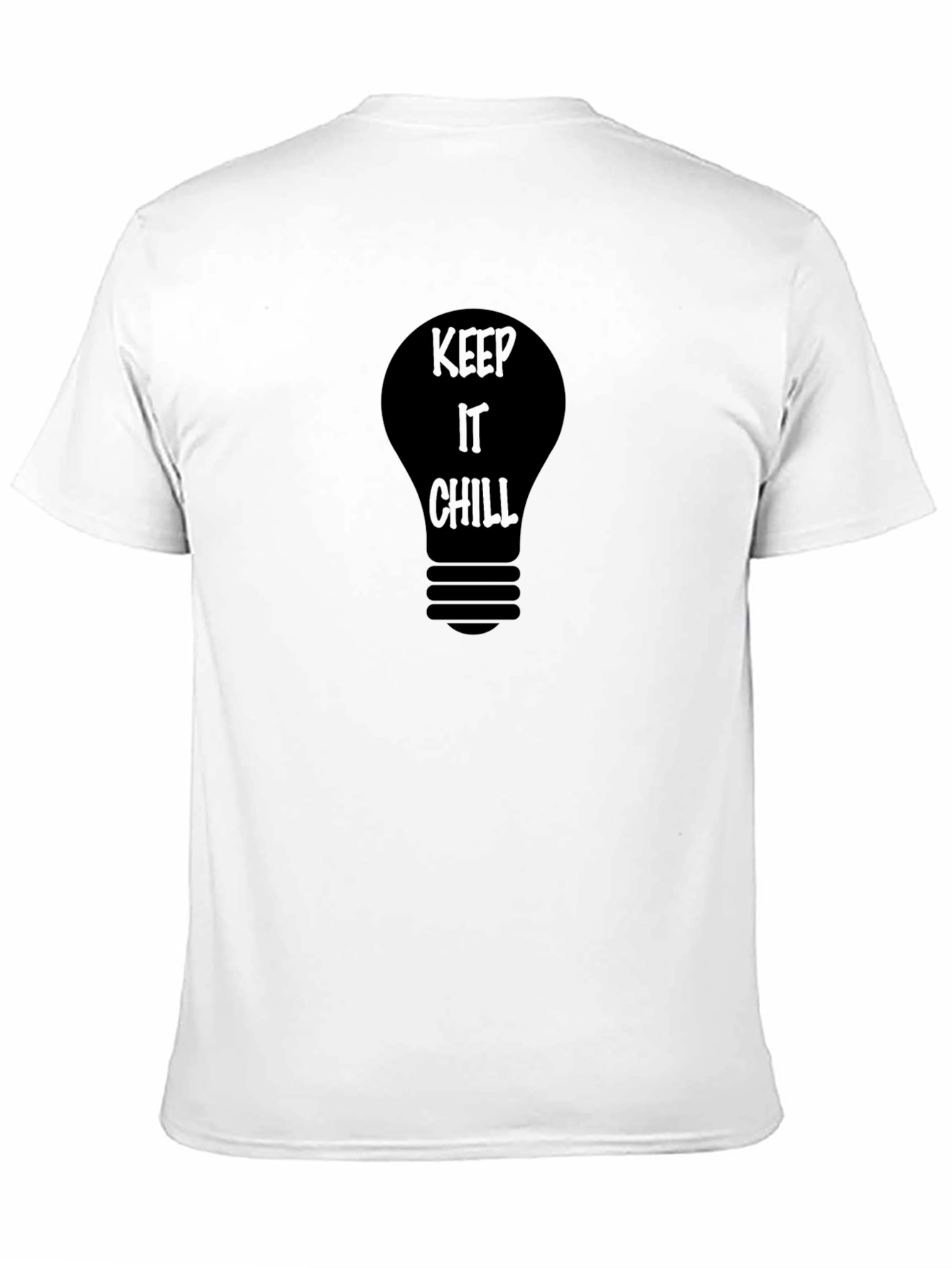 Keep It Chill Light Bulb Graphic Tee - Black