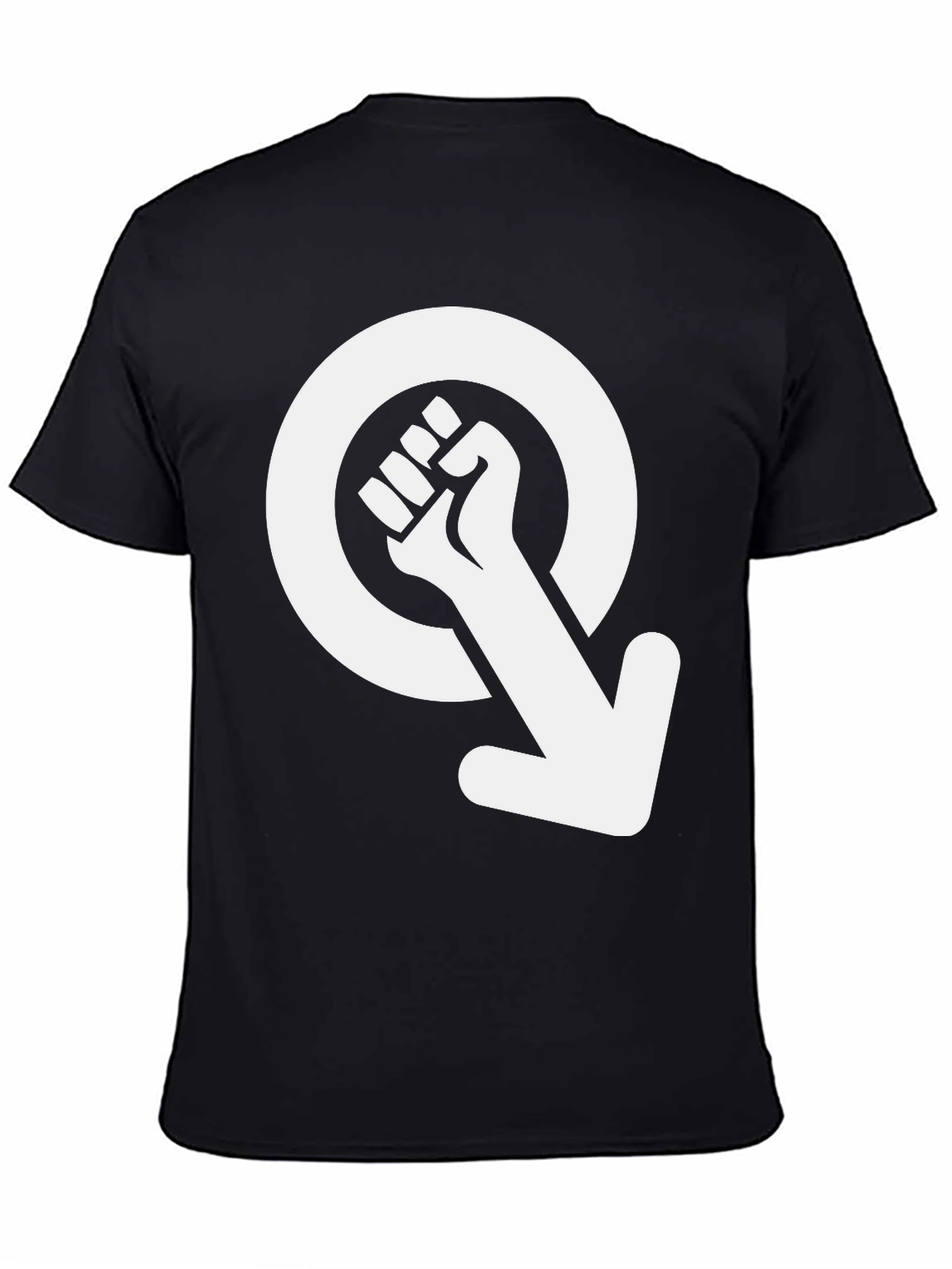 Empowered Fist Symbol Graphic Tee - Black