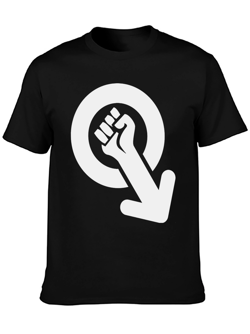 Empowered Fist Symbol Graphic Tee - Black