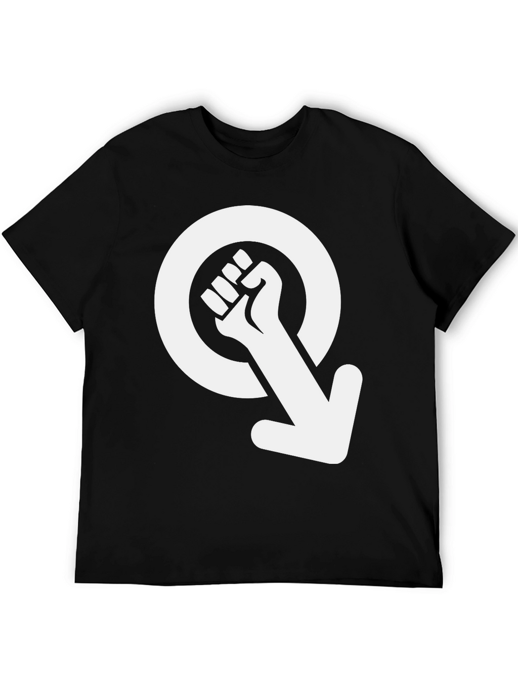 Empowered Fist Symbol Graphic Tee - Black
