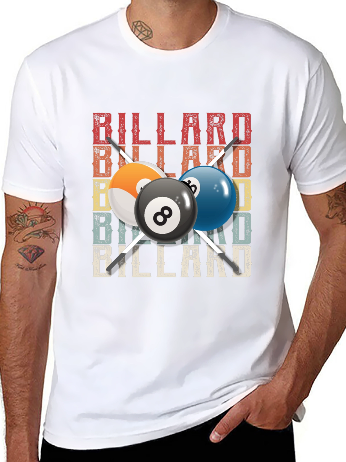 Billiard Balls Graphic T-Shirt