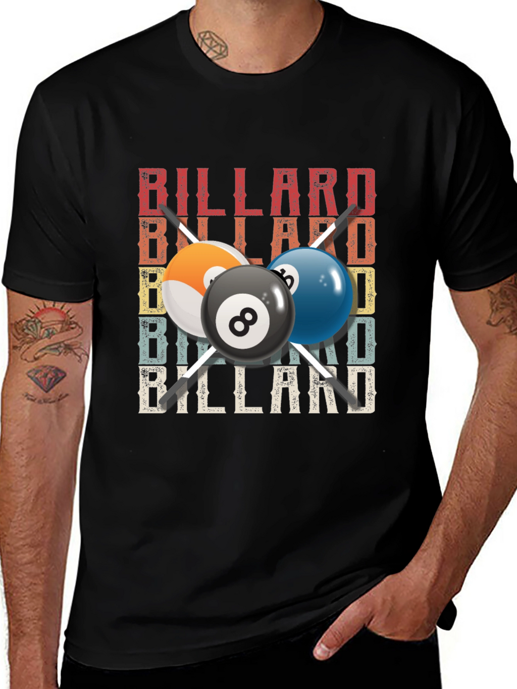 Billiard Balls Graphic T-Shirt