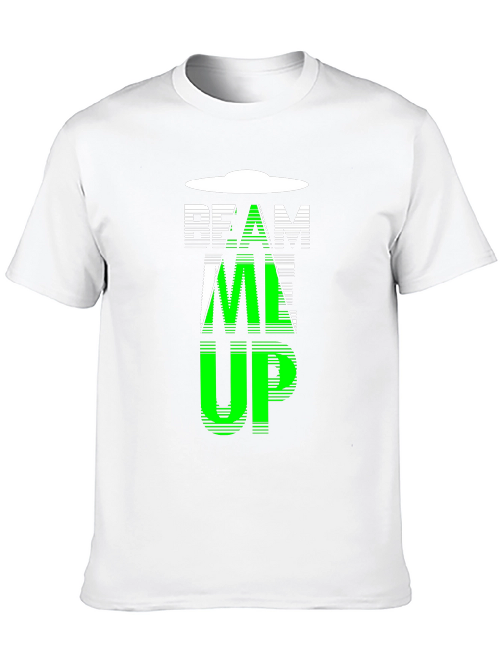 Beam Me Up UFO Graphic Novelty T-Shirt