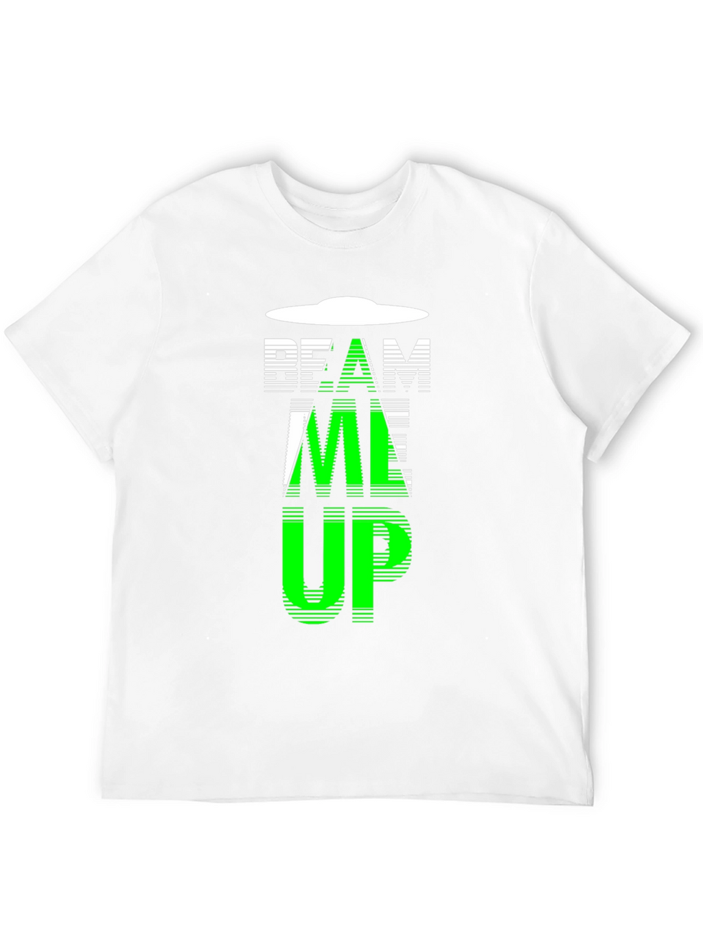 Beam Me Up UFO Graphic Novelty T-Shirt