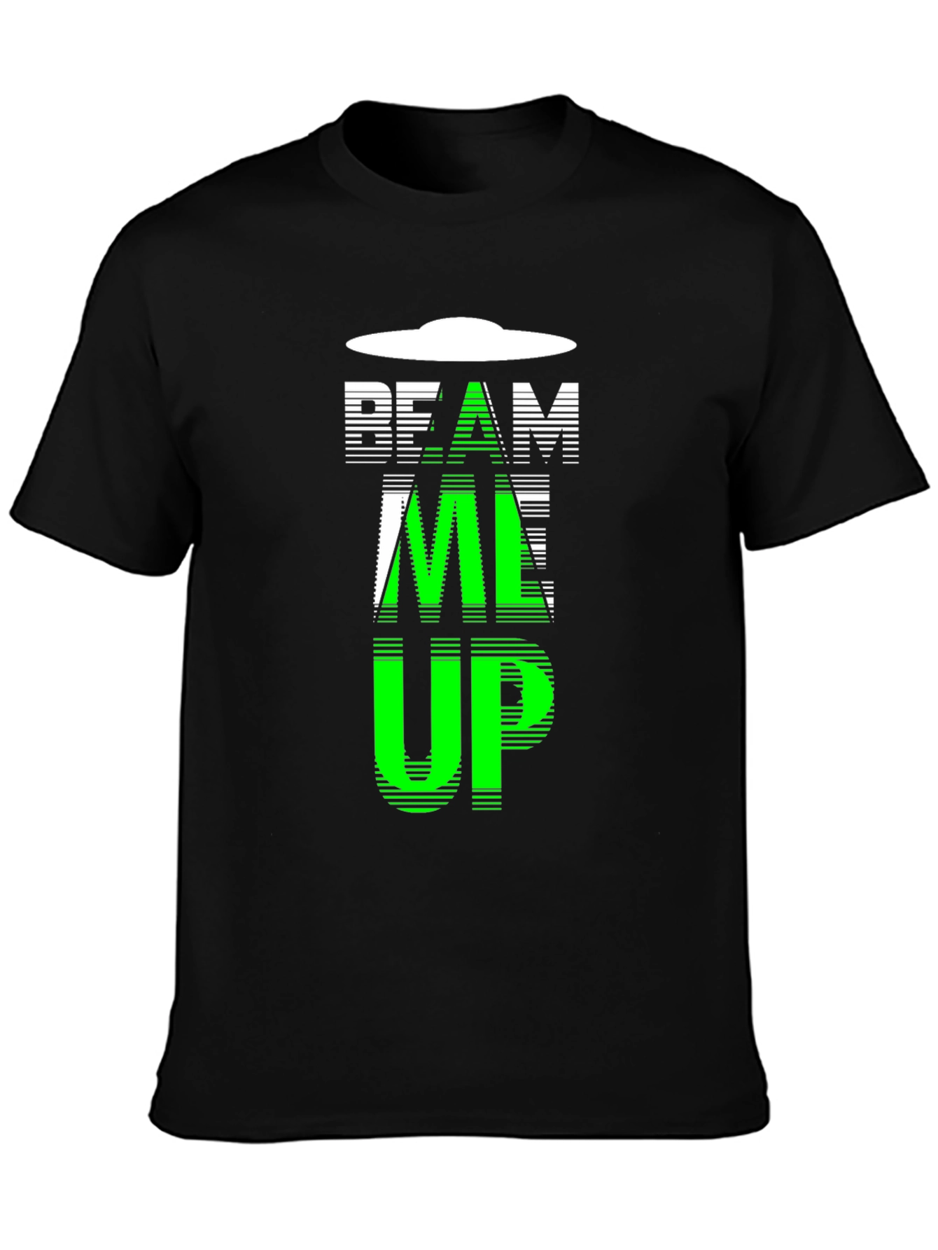 Beam Me Up UFO Graphic Novelty T-Shirt
