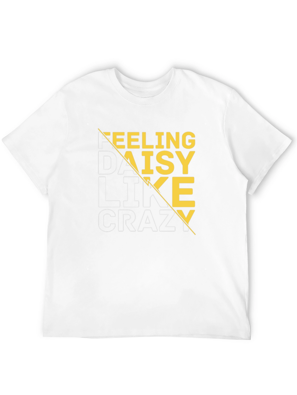 Feeling Daisy Like Crazy Black Graphic Tee