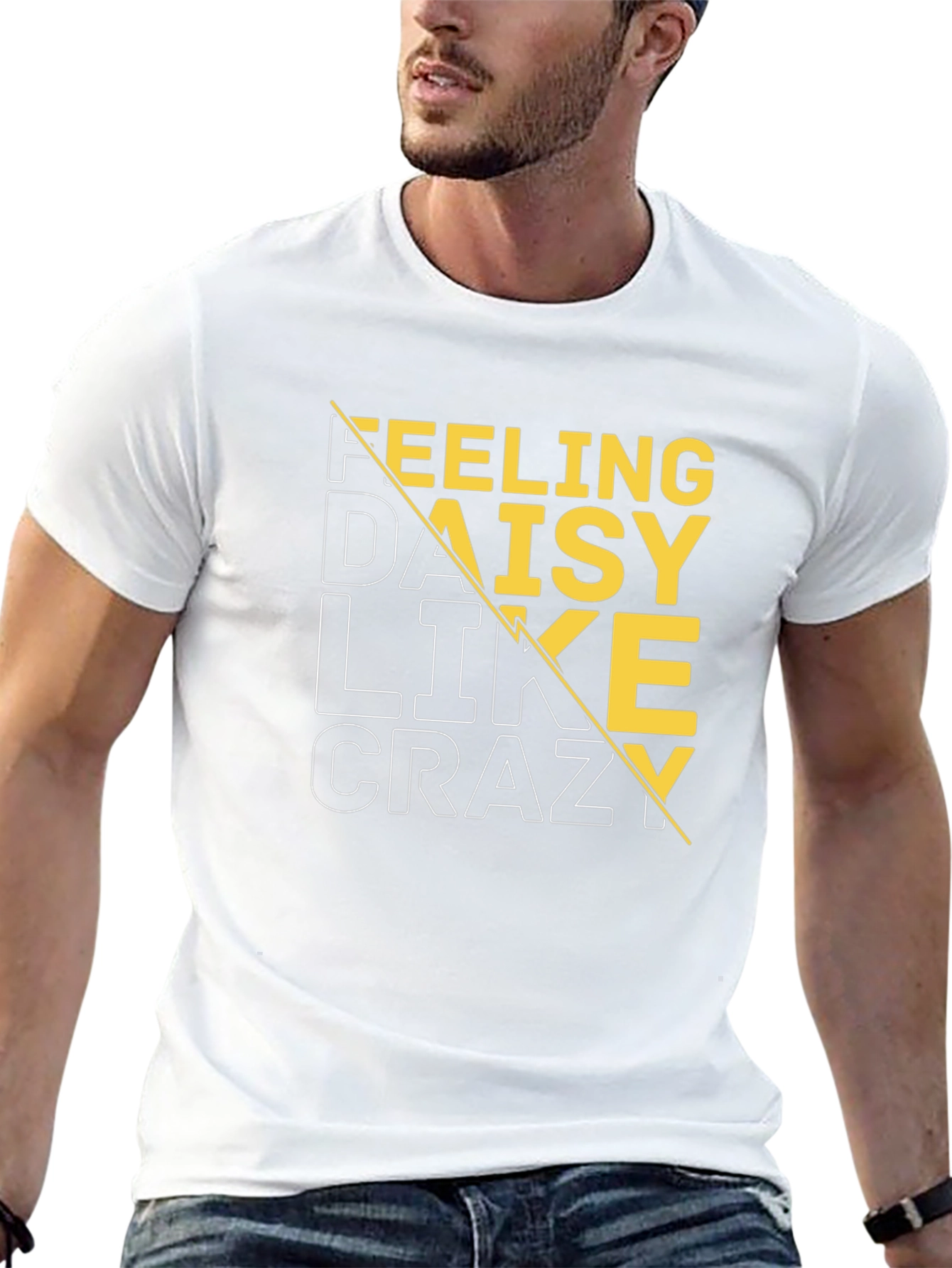 Feeling Daisy Like Crazy Black Graphic Tee