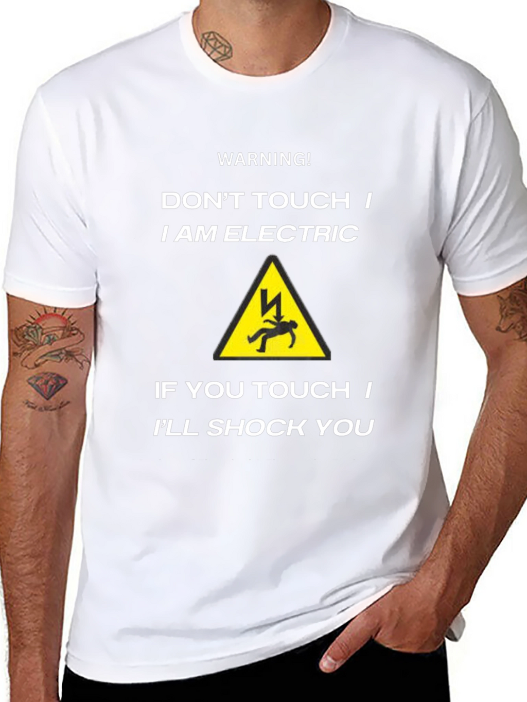 Electric Shock Warning T-Shirt