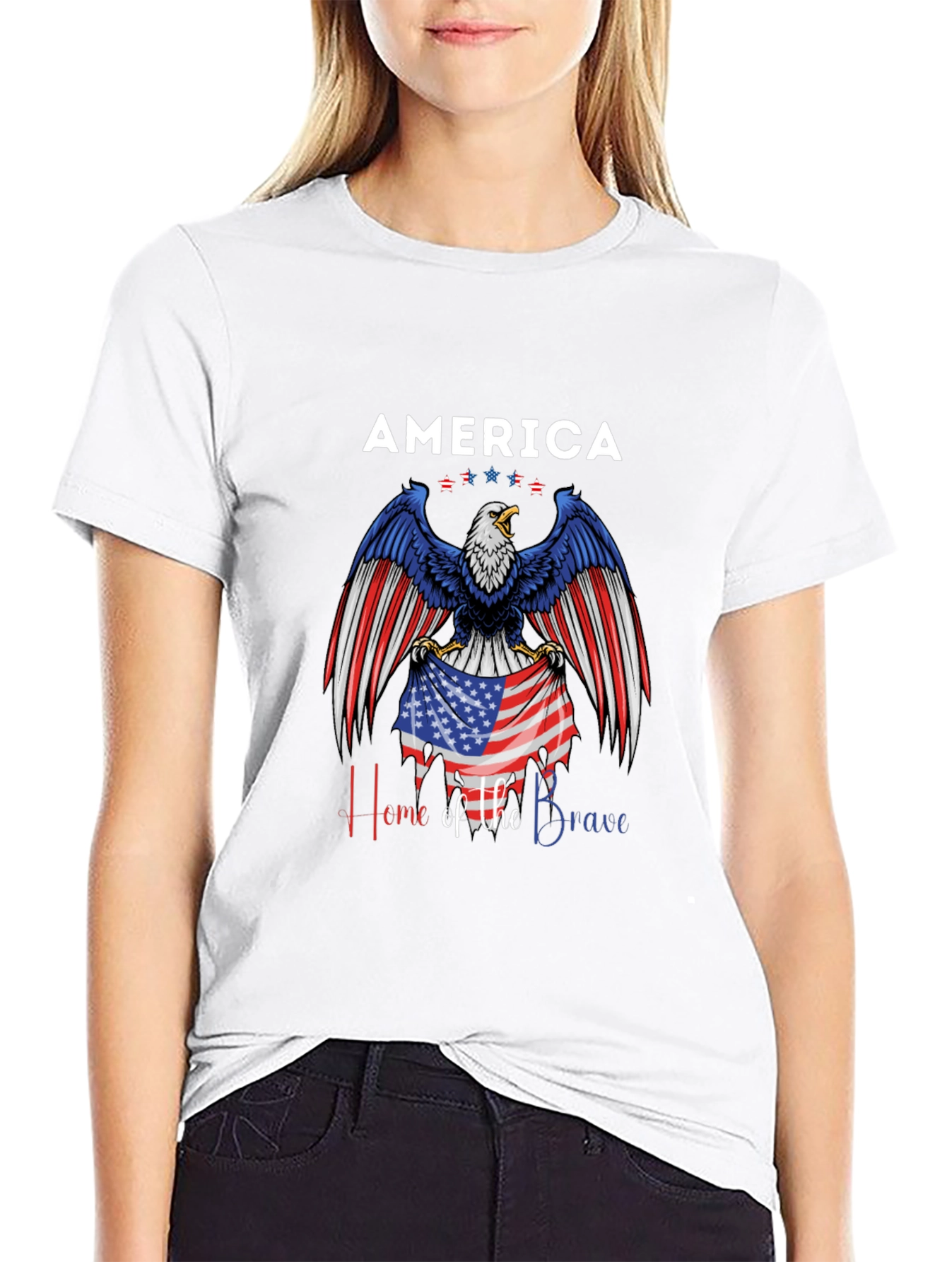 America Eagle Patriotic T-Shirt