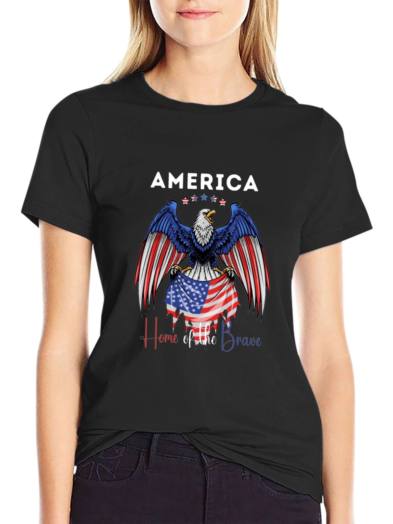America Eagle Patriotic T-Shirt