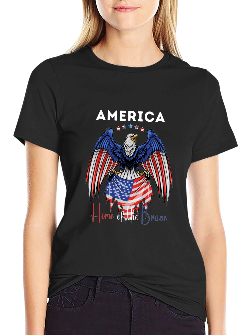 America Eagle Patriotic T-Shirt