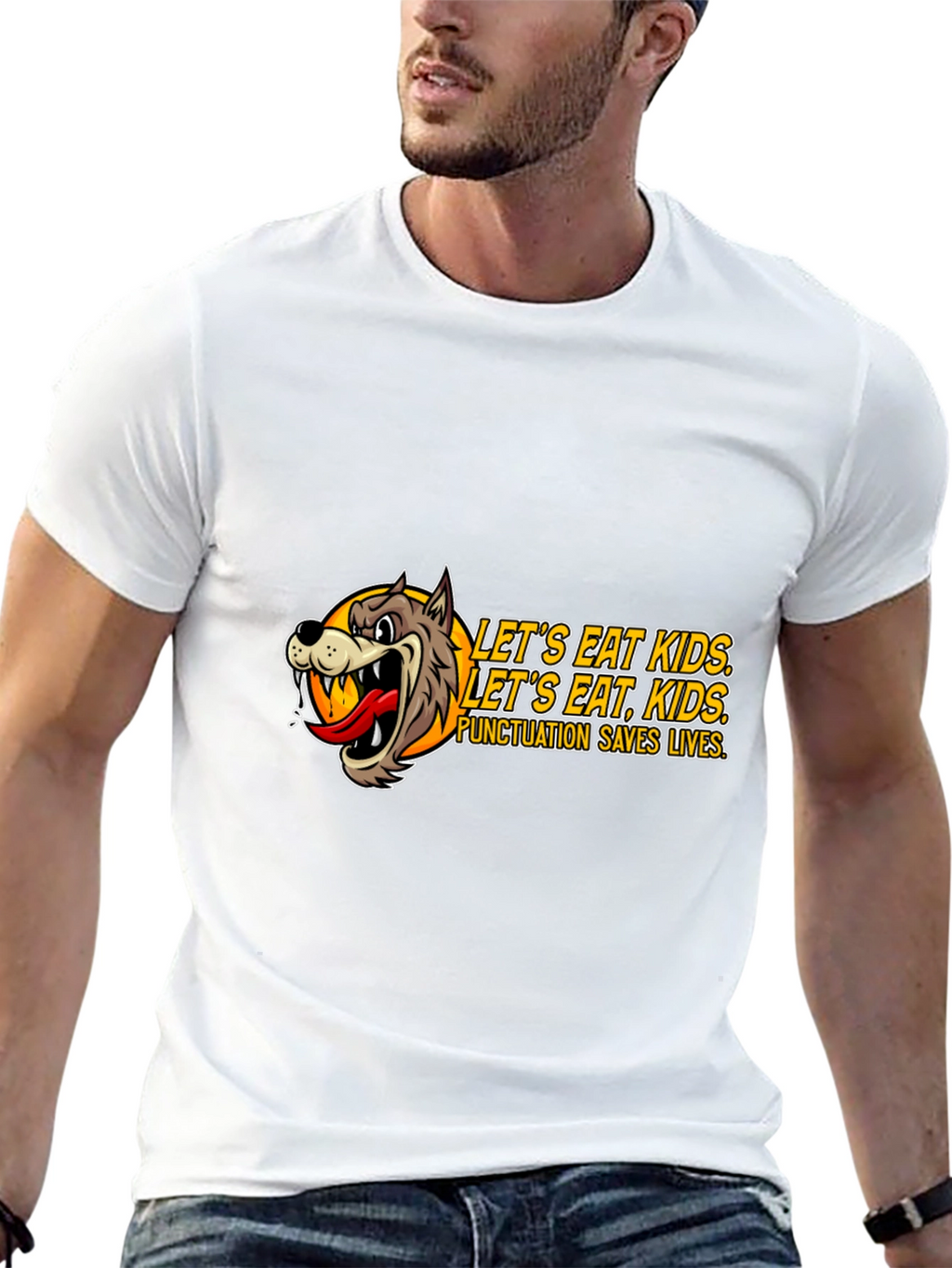 Eat Kids Punctuation Humor T-Shirt