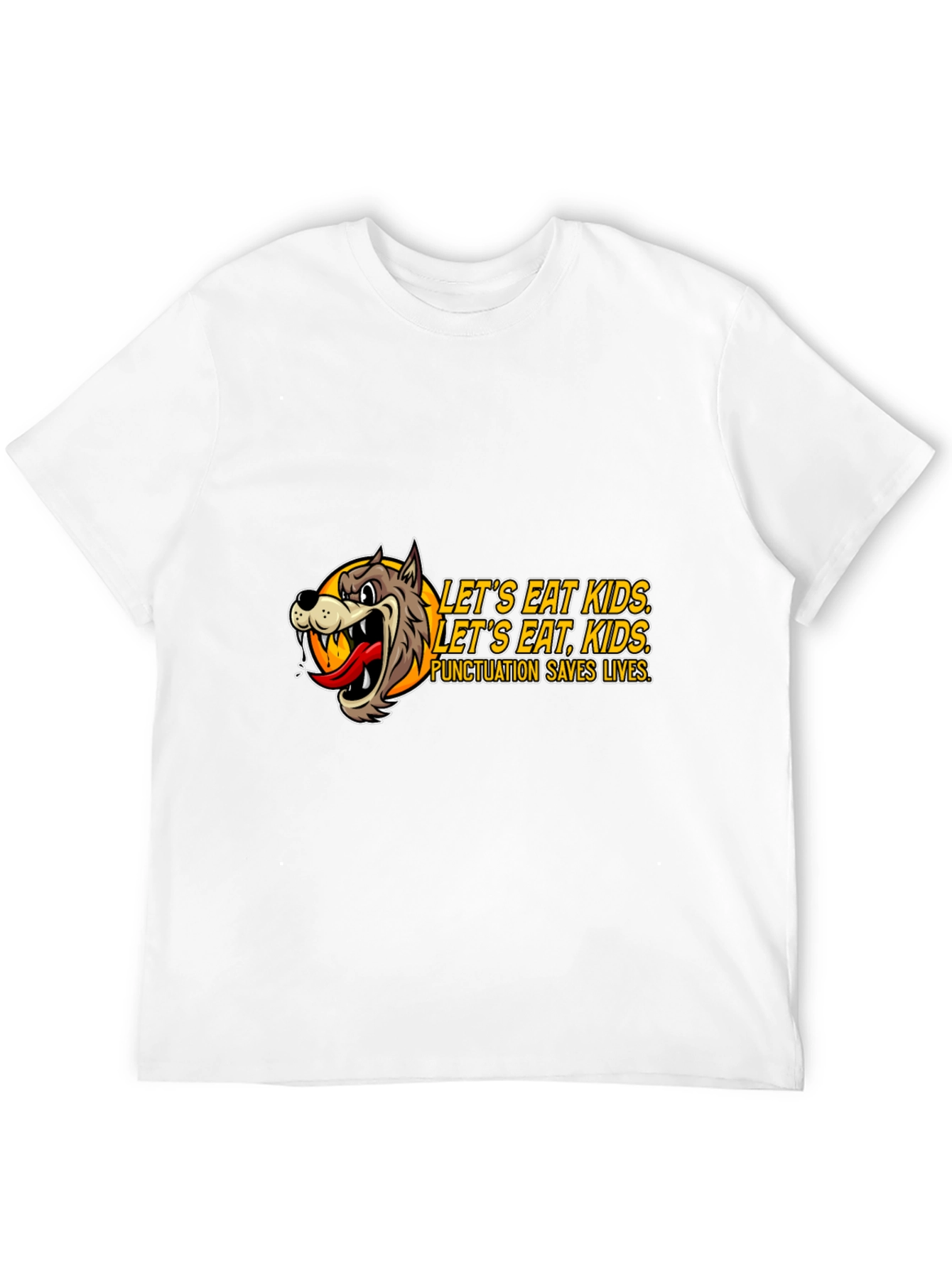 Eat Kids Punctuation Humor T-Shirt