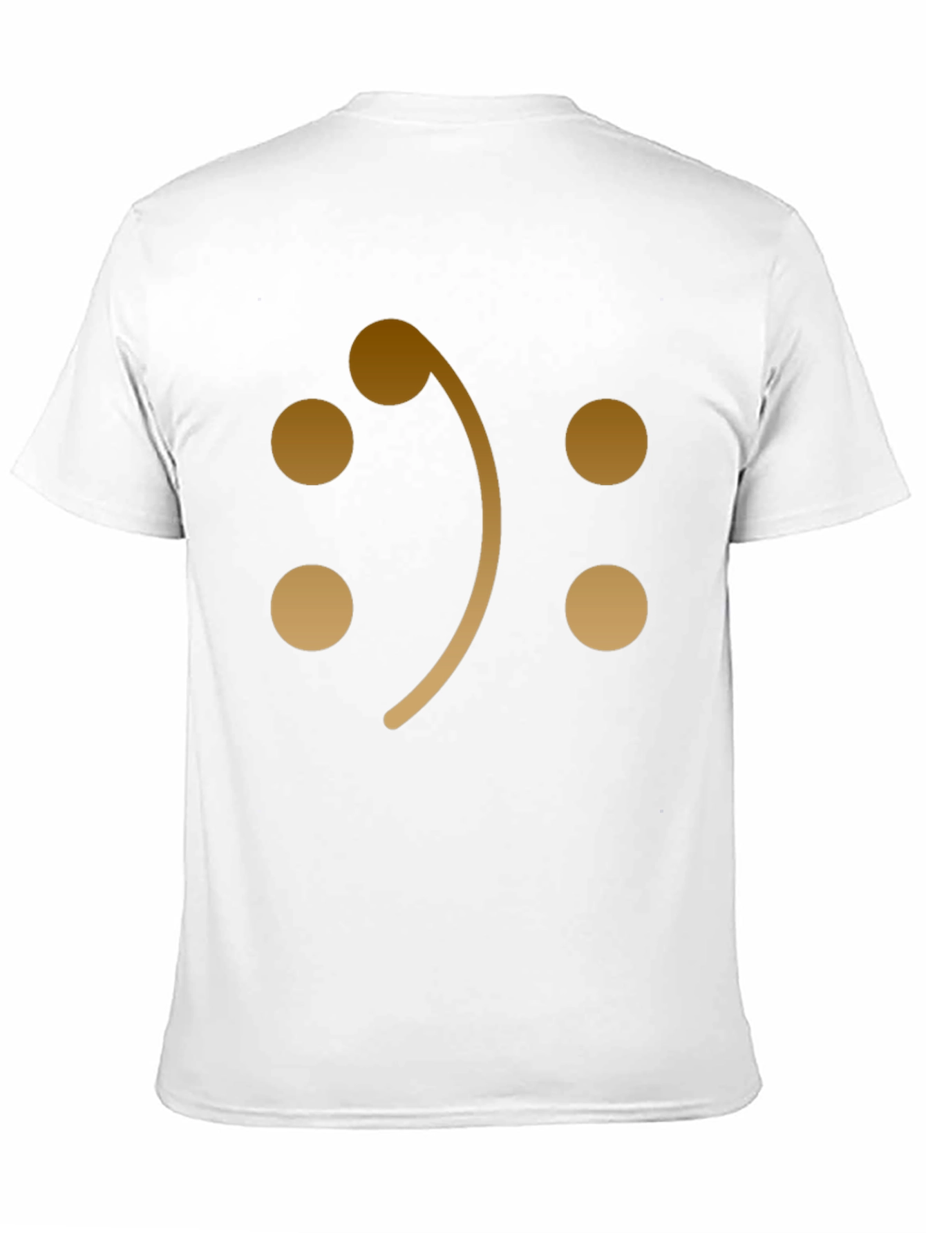 Bass Clef Smiley Face Graphic T-Shirt