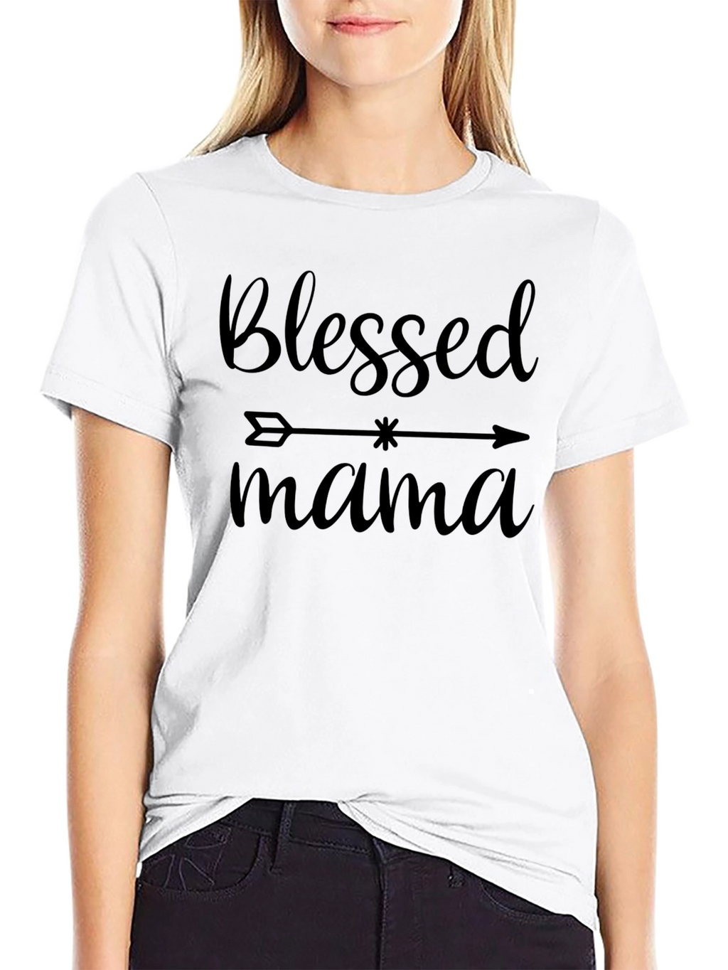 Blessed Mama T-Shirt - Stylish Womens Tee