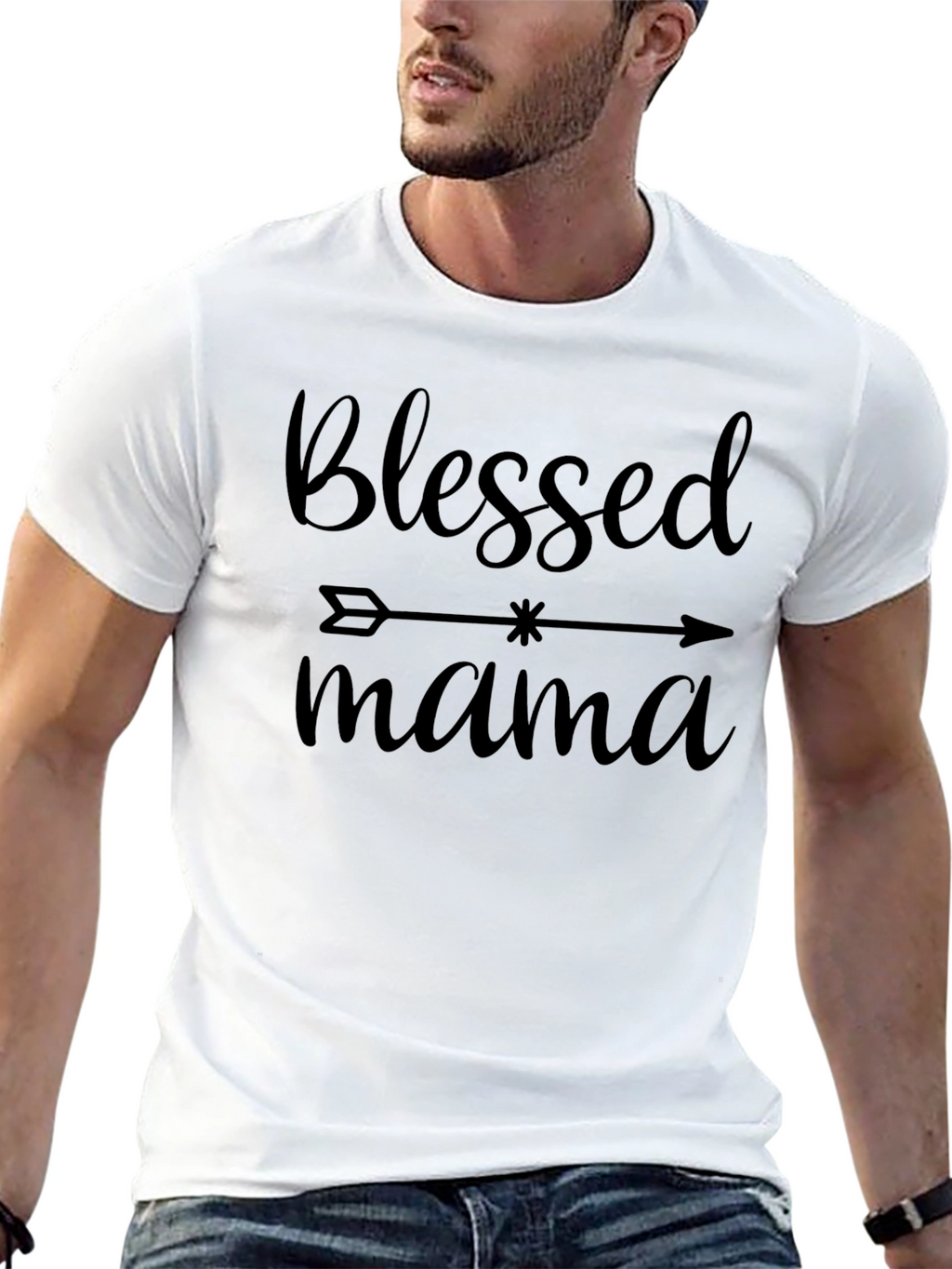 Blessed Mama T-Shirt - Stylish Womens Tee