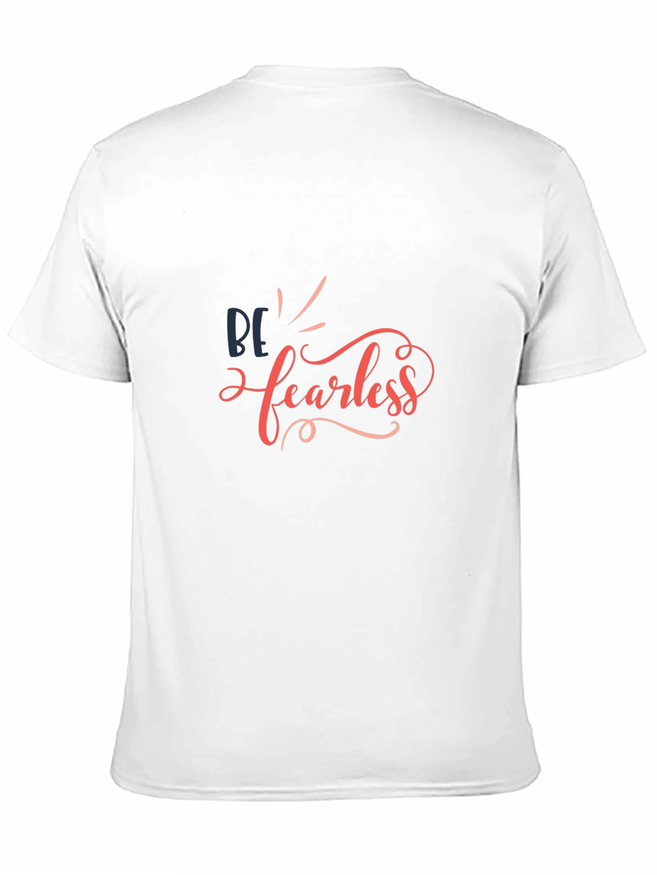 Be Fearless Graphic Tee - Black Cotton Casual Top