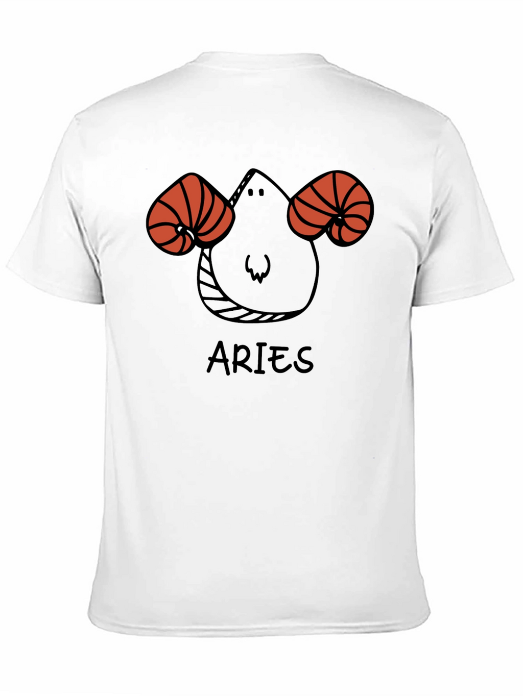 Aries Zodiac Black T-Shirt Horoscope Tee
