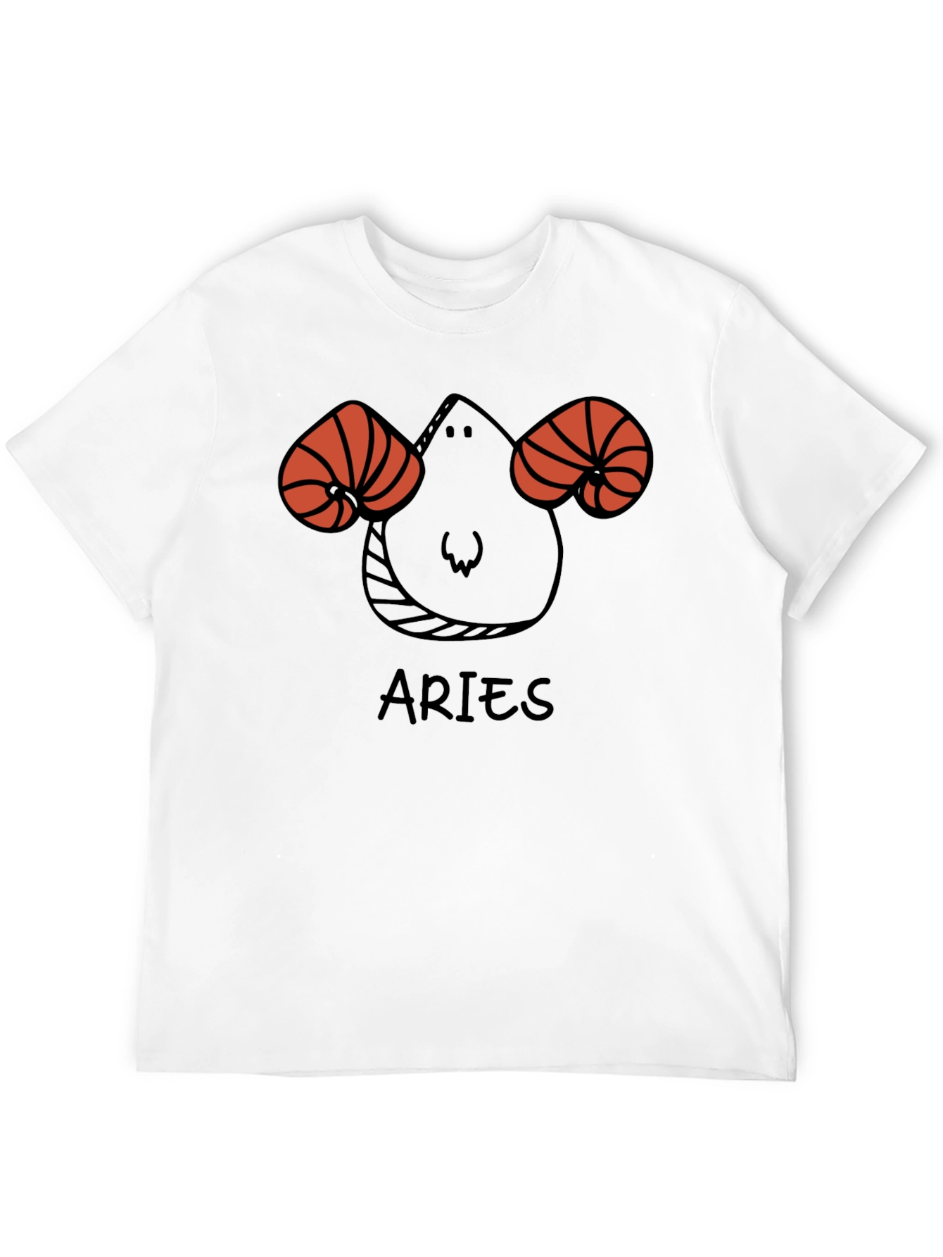 Aries Zodiac Black T-Shirt Horoscope Tee
