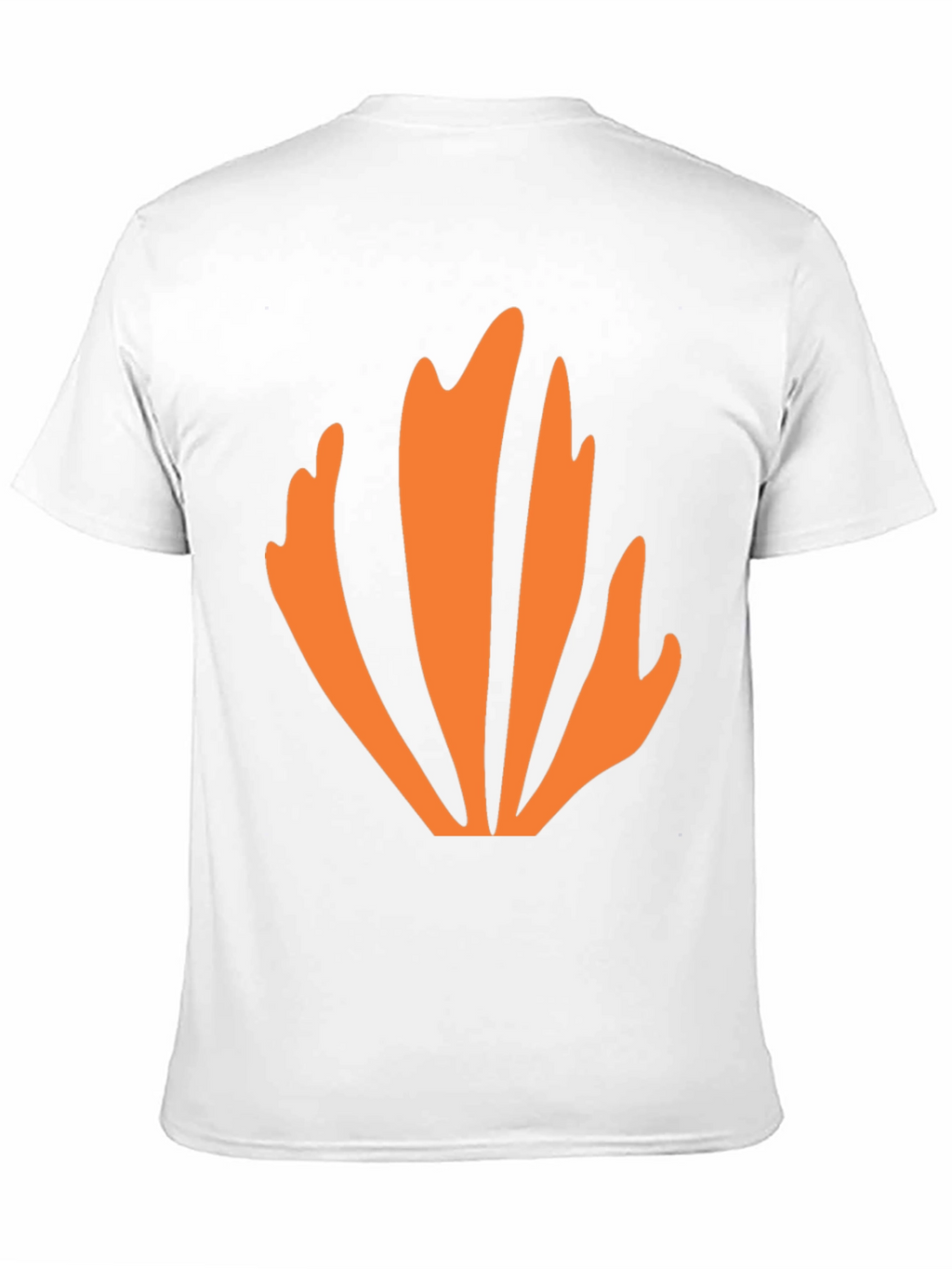 Abstract Orange Graphic Tee