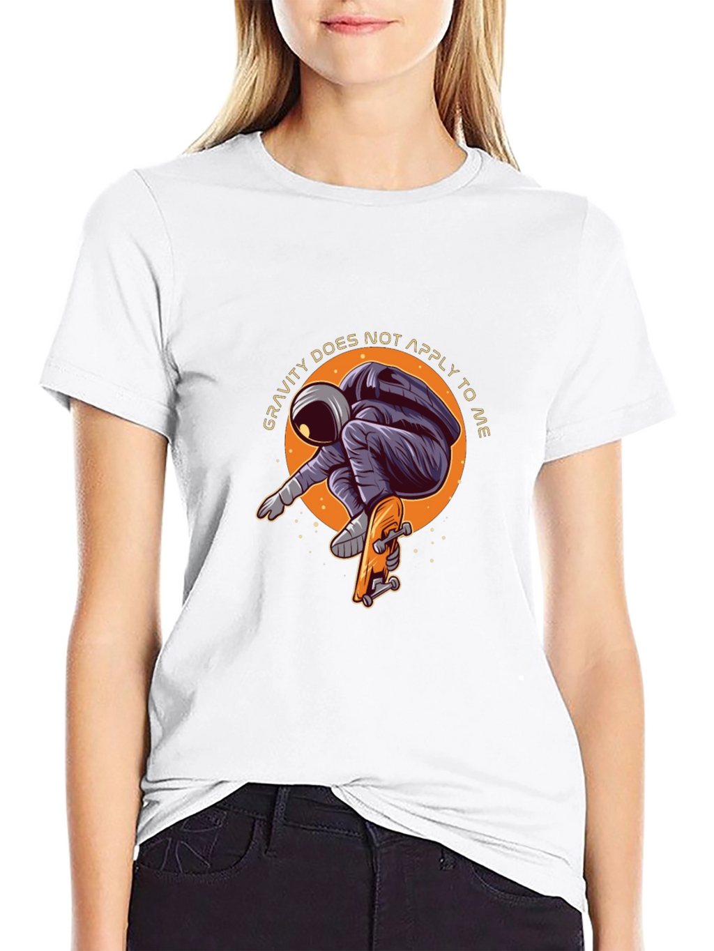 Astronaut Skateboarder T-Shirt