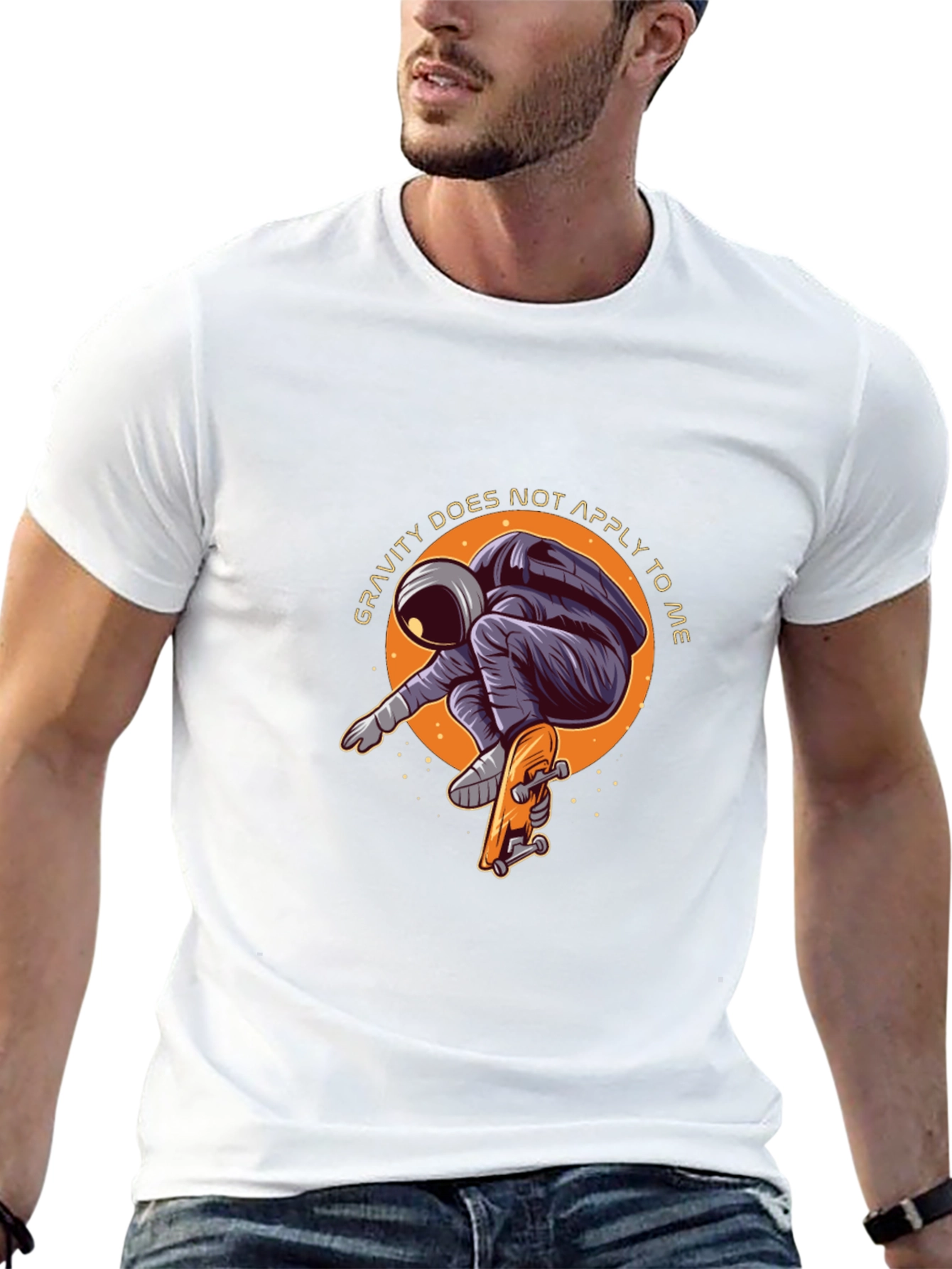 Astronaut Skateboarder T-Shirt