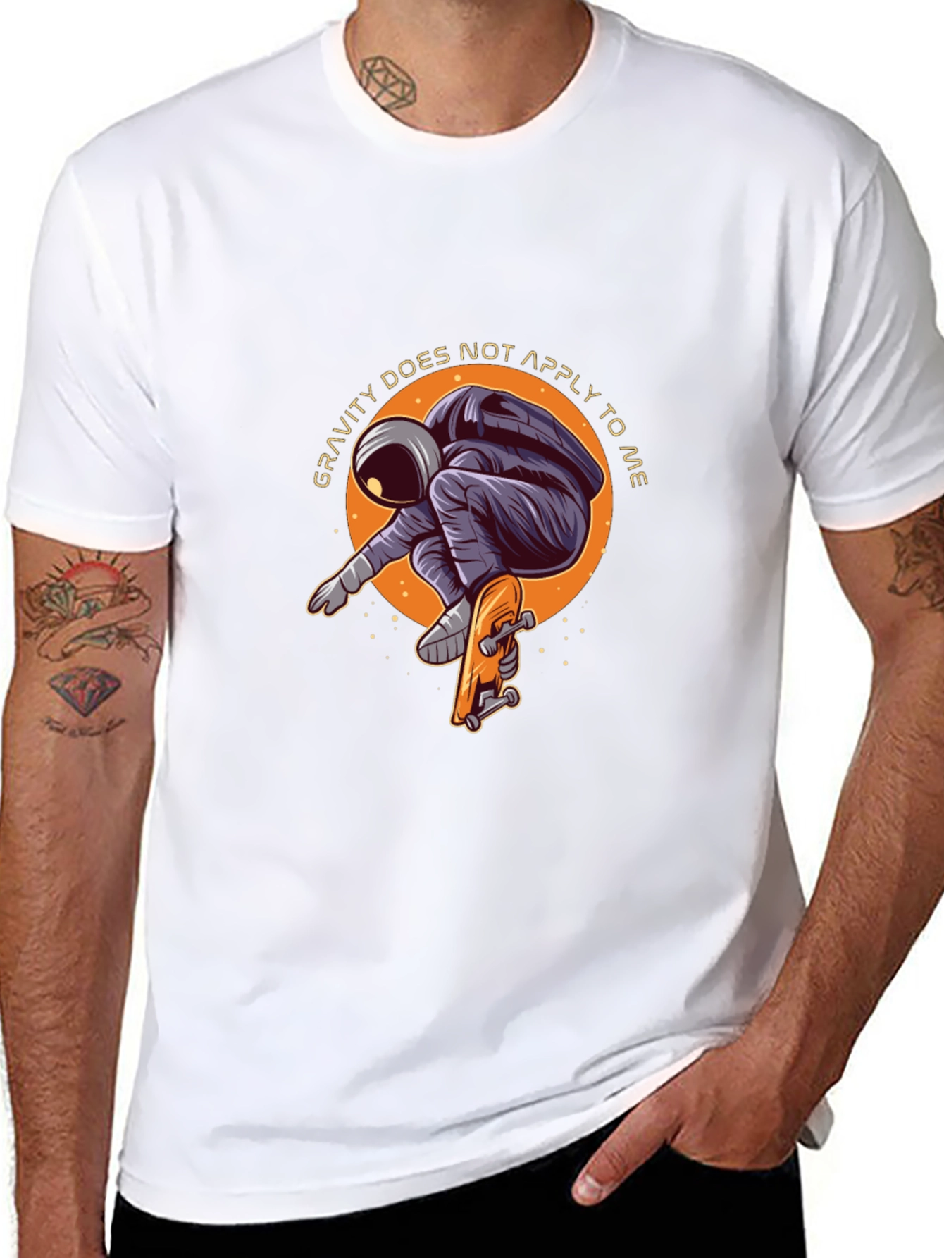 Astronaut Skateboarder T-Shirt