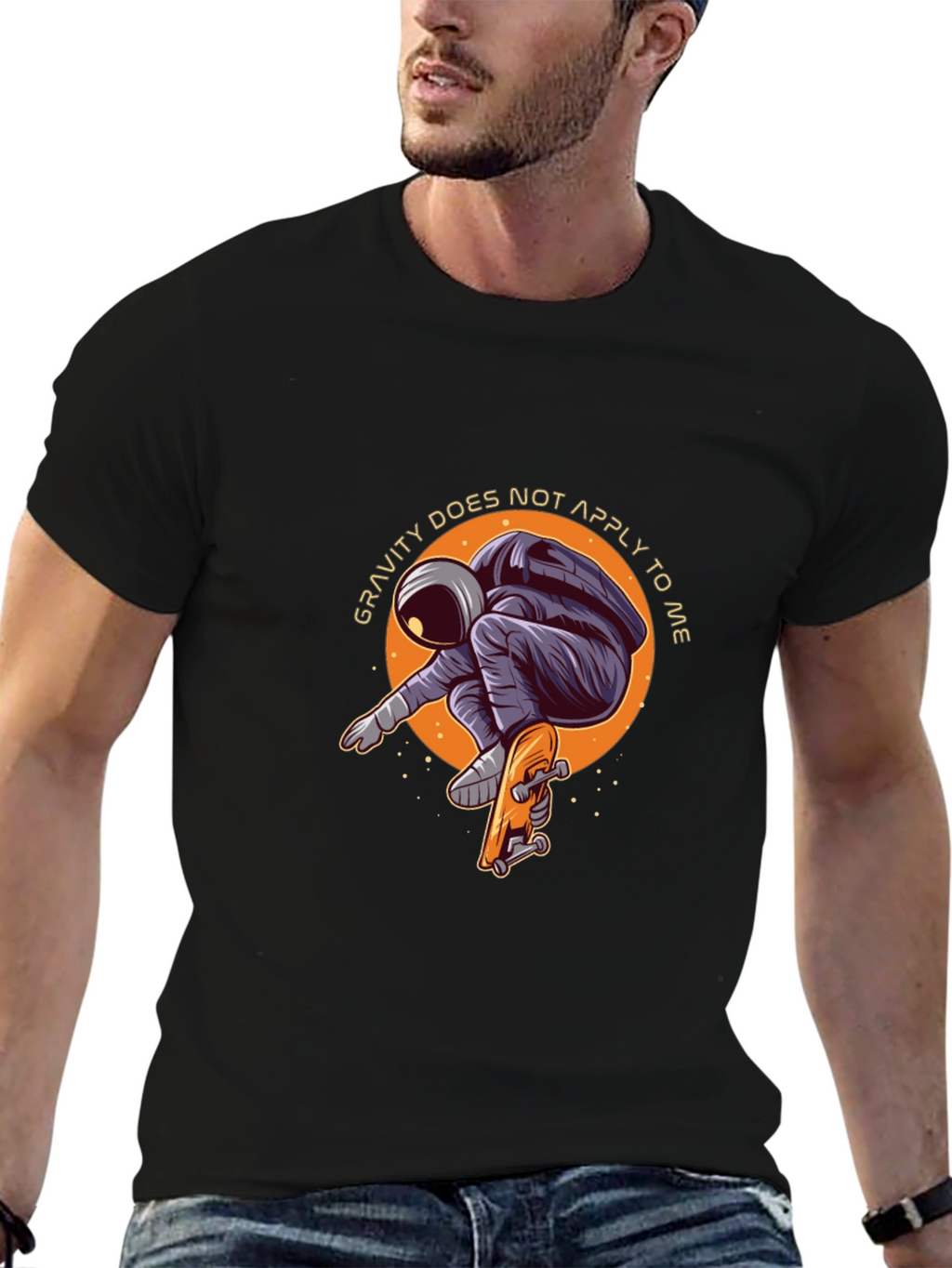 Astronaut Skateboarder T-Shirt