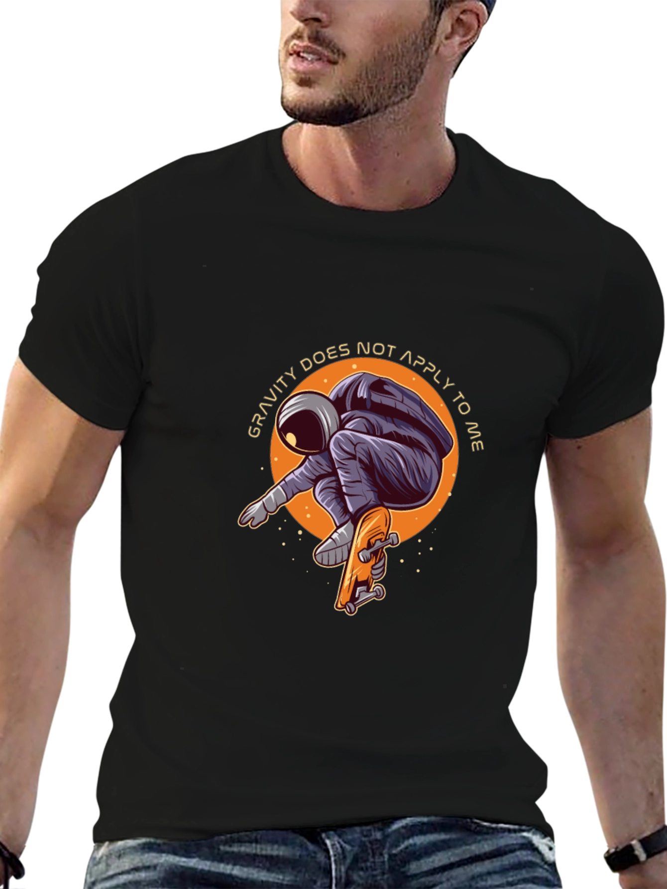 Astronaut Skateboarder T-Shirt